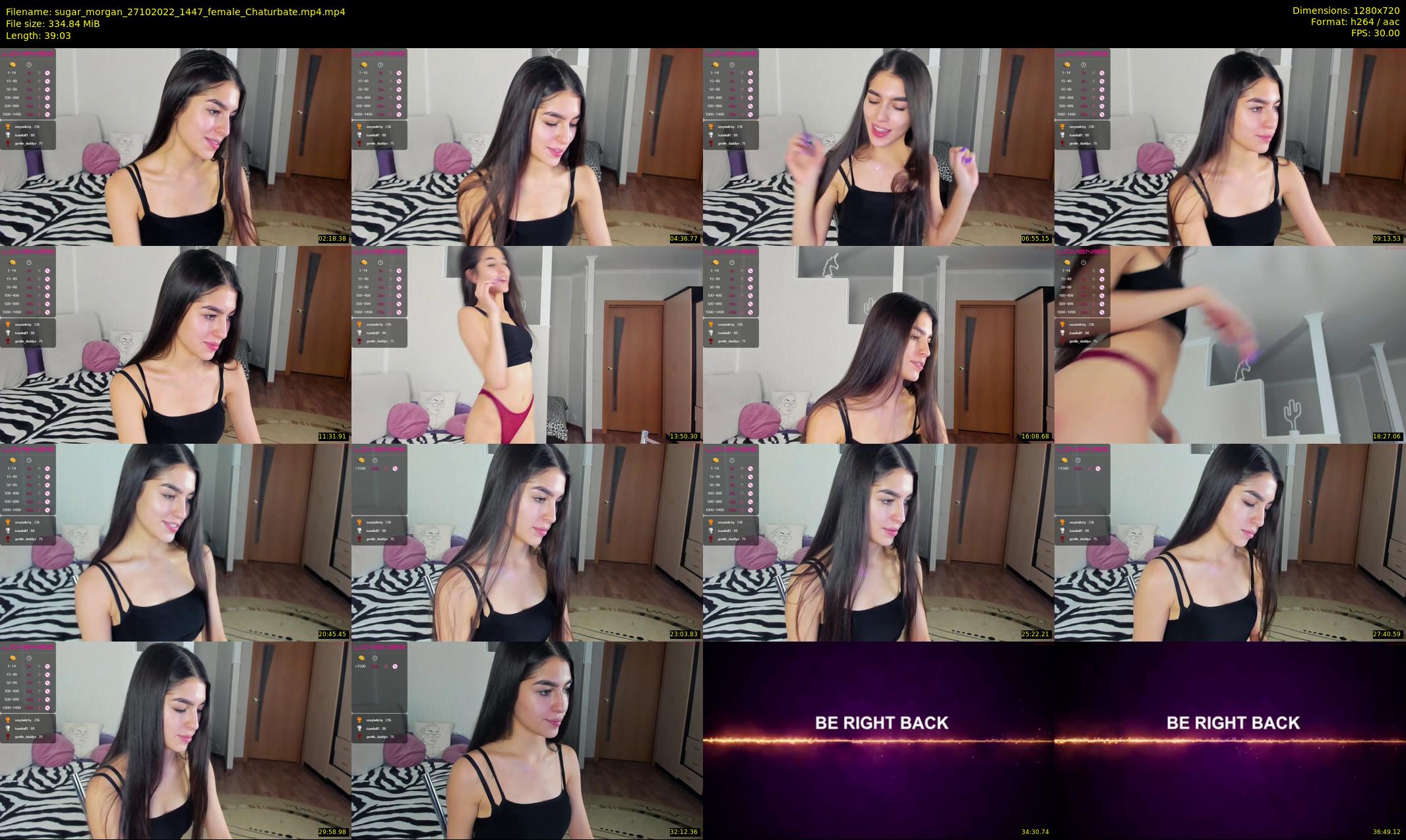 sugar_morgan — 40 minute Chaturbate female cam show recording, 720p, Oct 27, 2022
