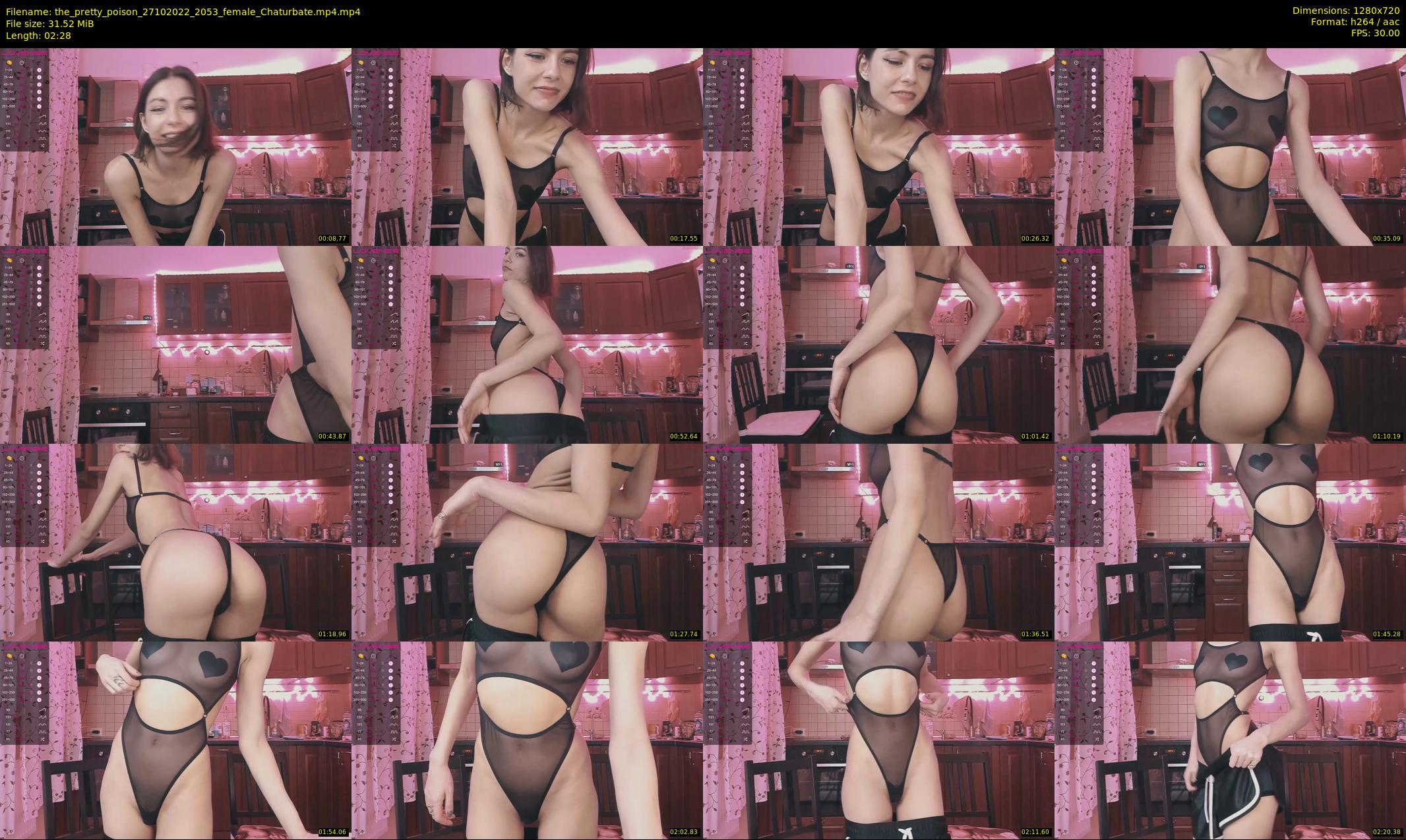 the_pretty_poison — 3 minute Chaturbate couple cam show recording, 720p, Oct 27, 2022
