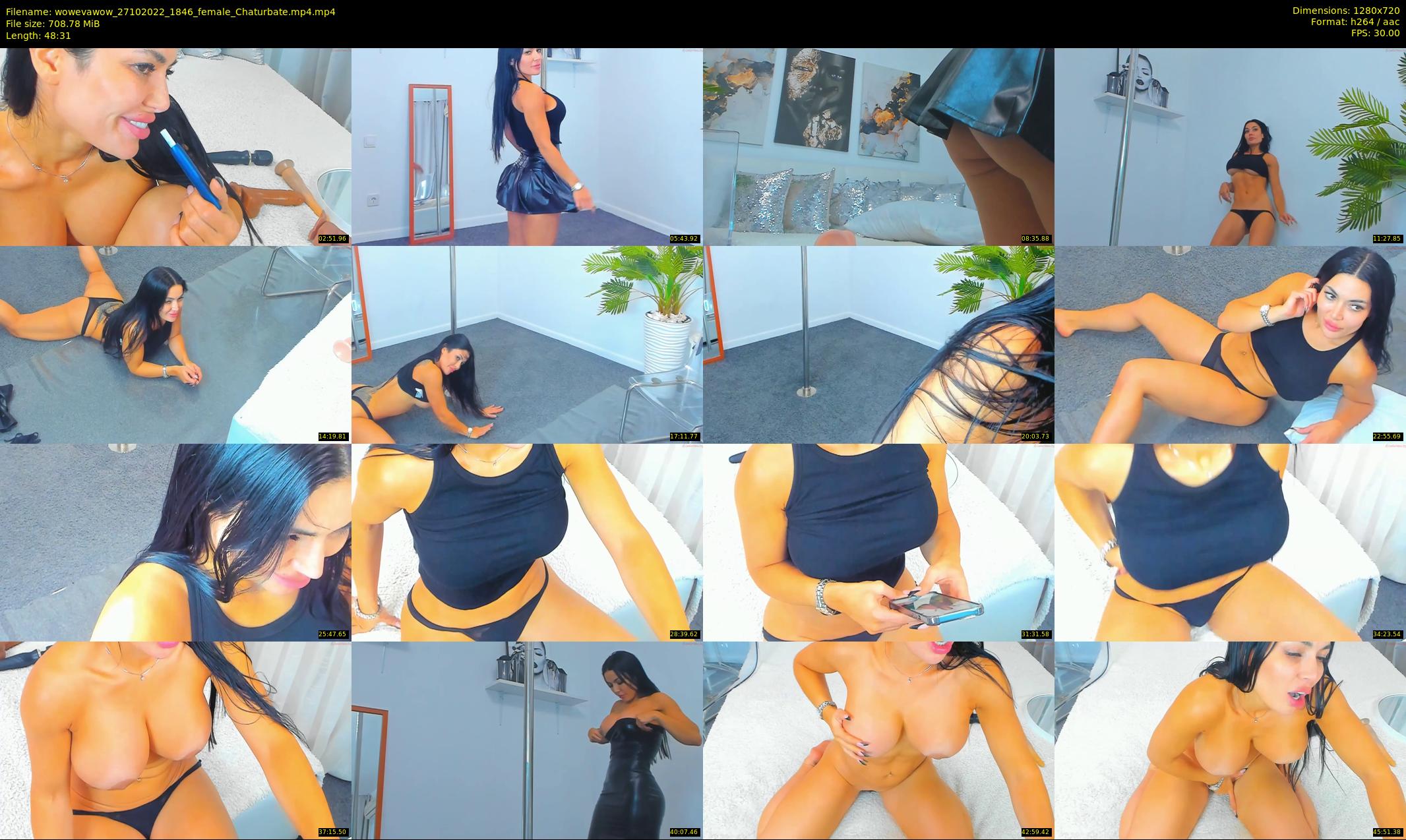 wowevawow — 49 minute Chaturbate female cam show recording, 720p, Oct 27, 2022