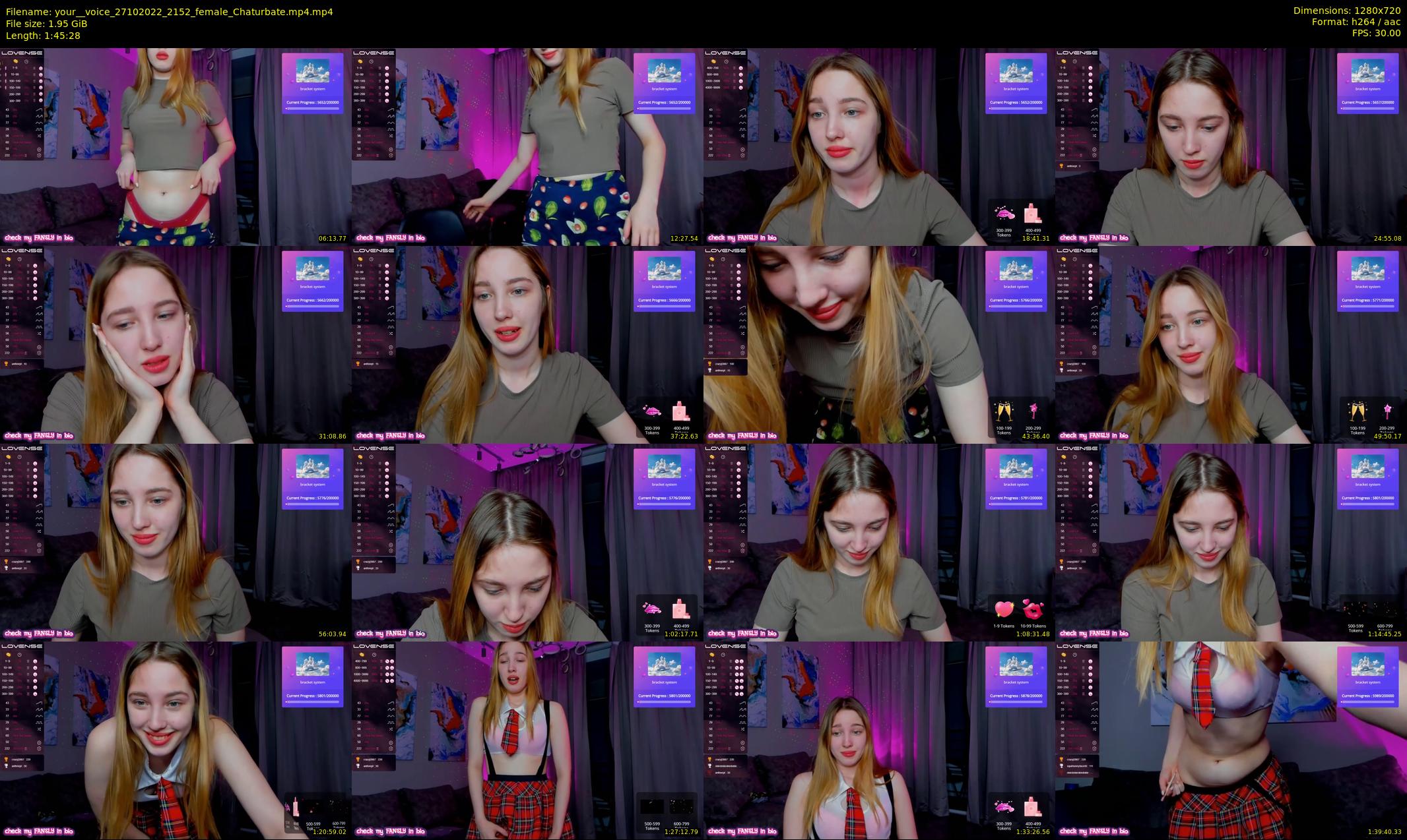 your__voice — 106 minute Chaturbate female cam show recording, 720p, Oct 27, 2022