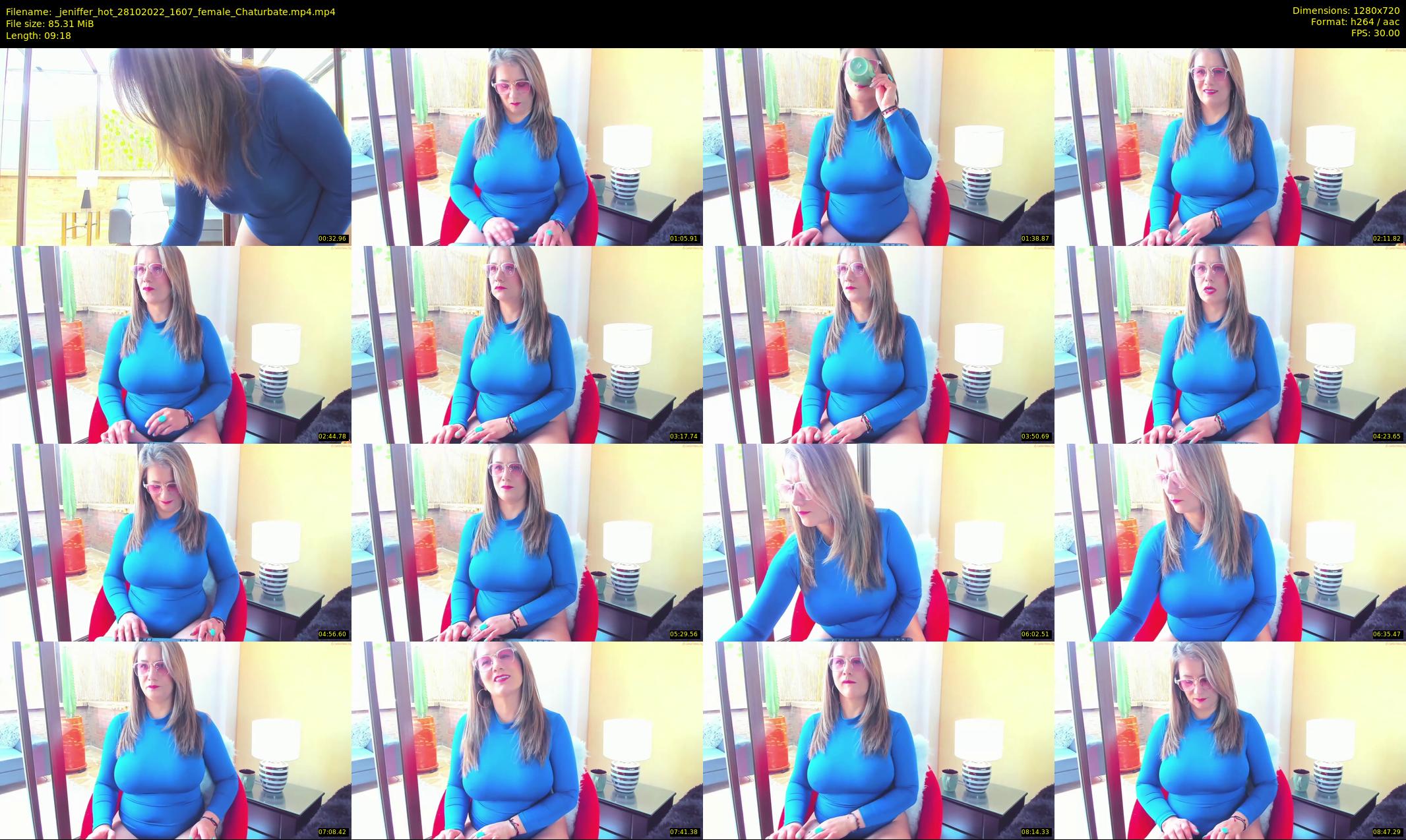 _jeniffer_hot — 10 minute Chaturbate female cam show recording, 720p, Oct 28, 2022