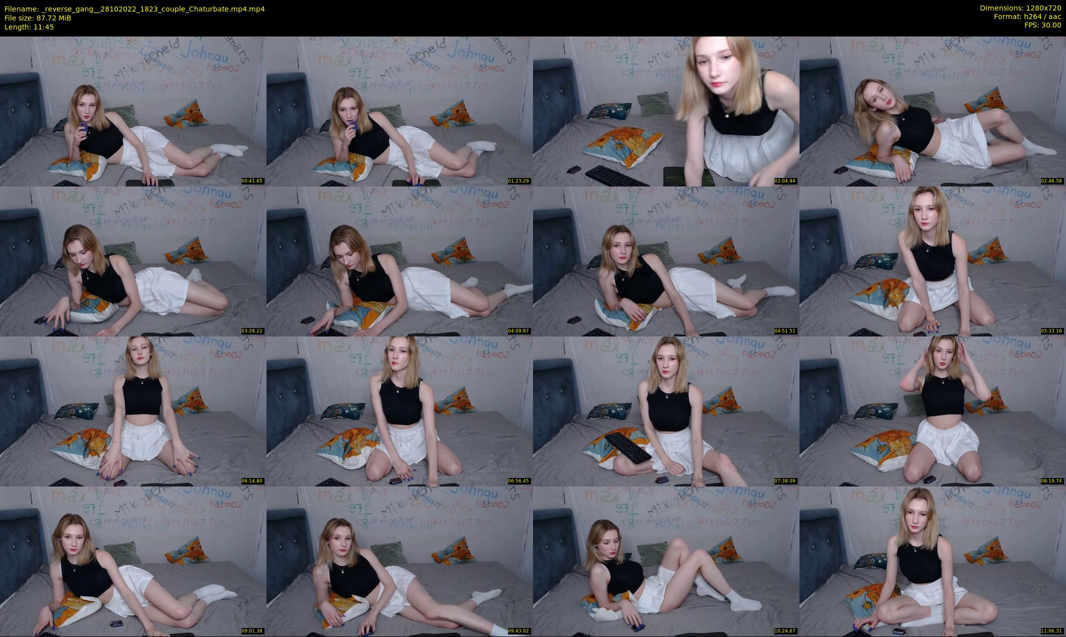 _reverse_gang_ — 12 minute Chaturbate couple cam show recording, 720p, Oct 28, 2022