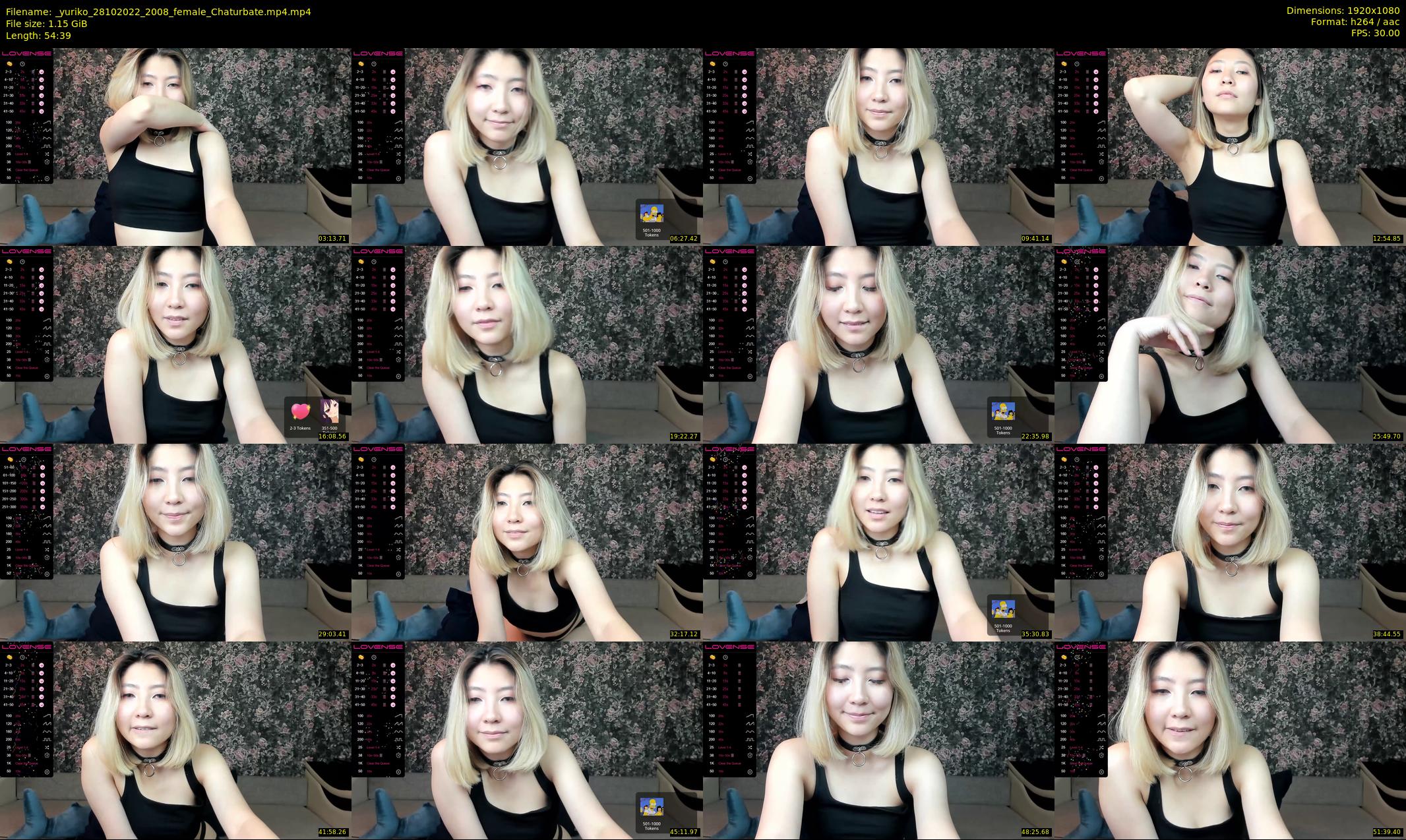 _yuriko — 55 minute Chaturbate female cam show recording, 1080p, Oct 28, 2022