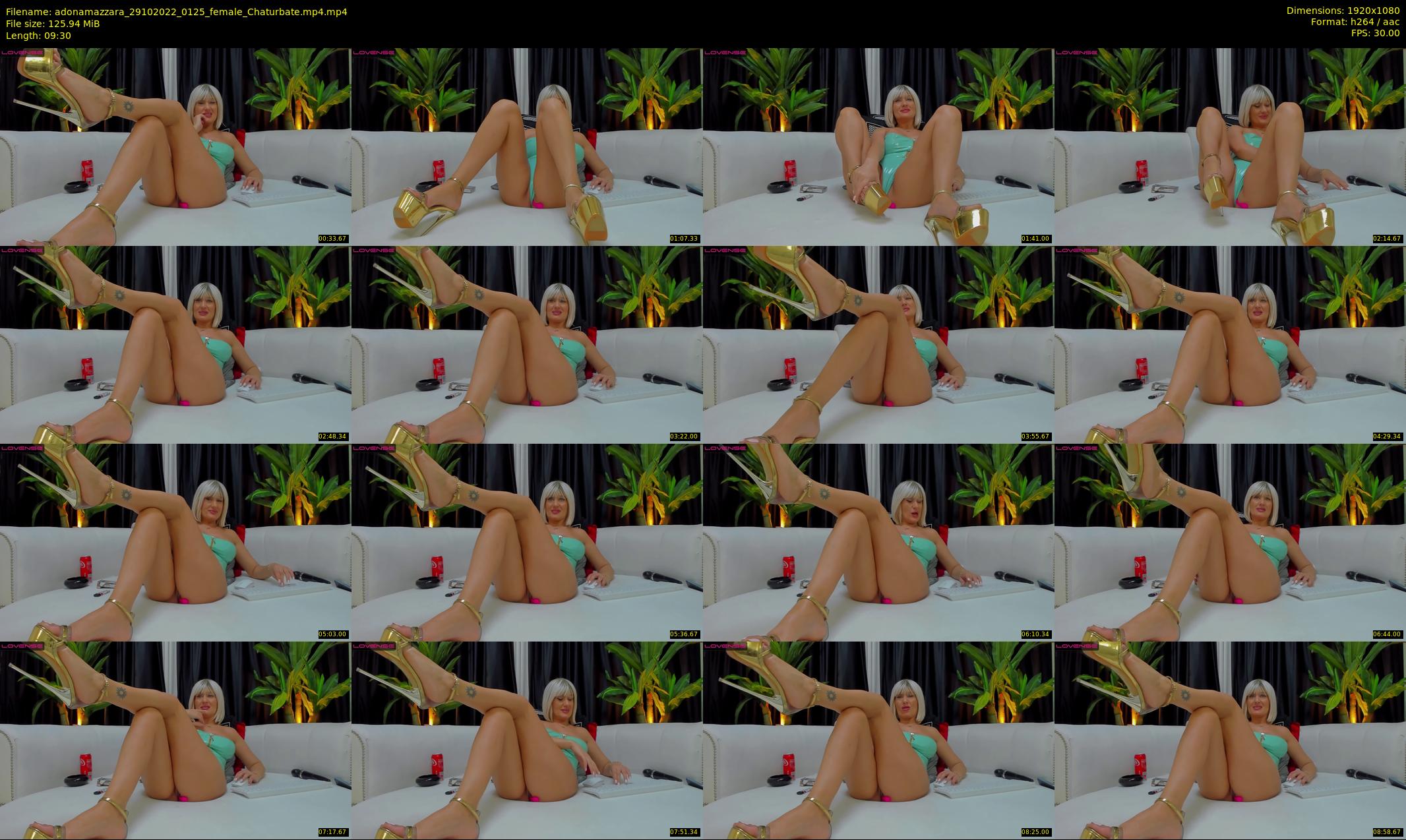 adonamazzara — 10 minute Chaturbate female cam show recording, 1080p, Oct 29, 2022