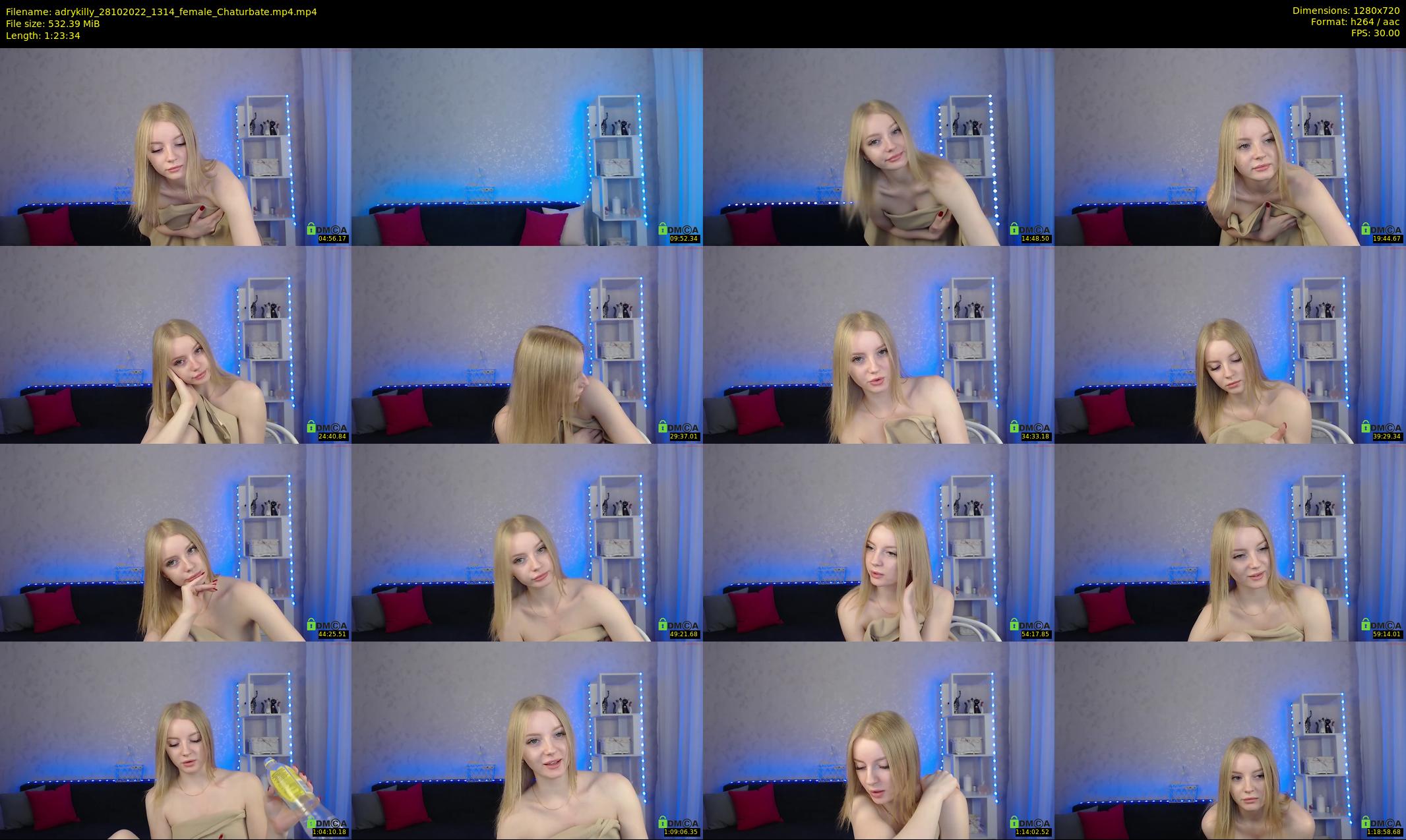 adrykilly — 84 minute Chaturbate female cam show recording, 720p, Oct 28, 2022