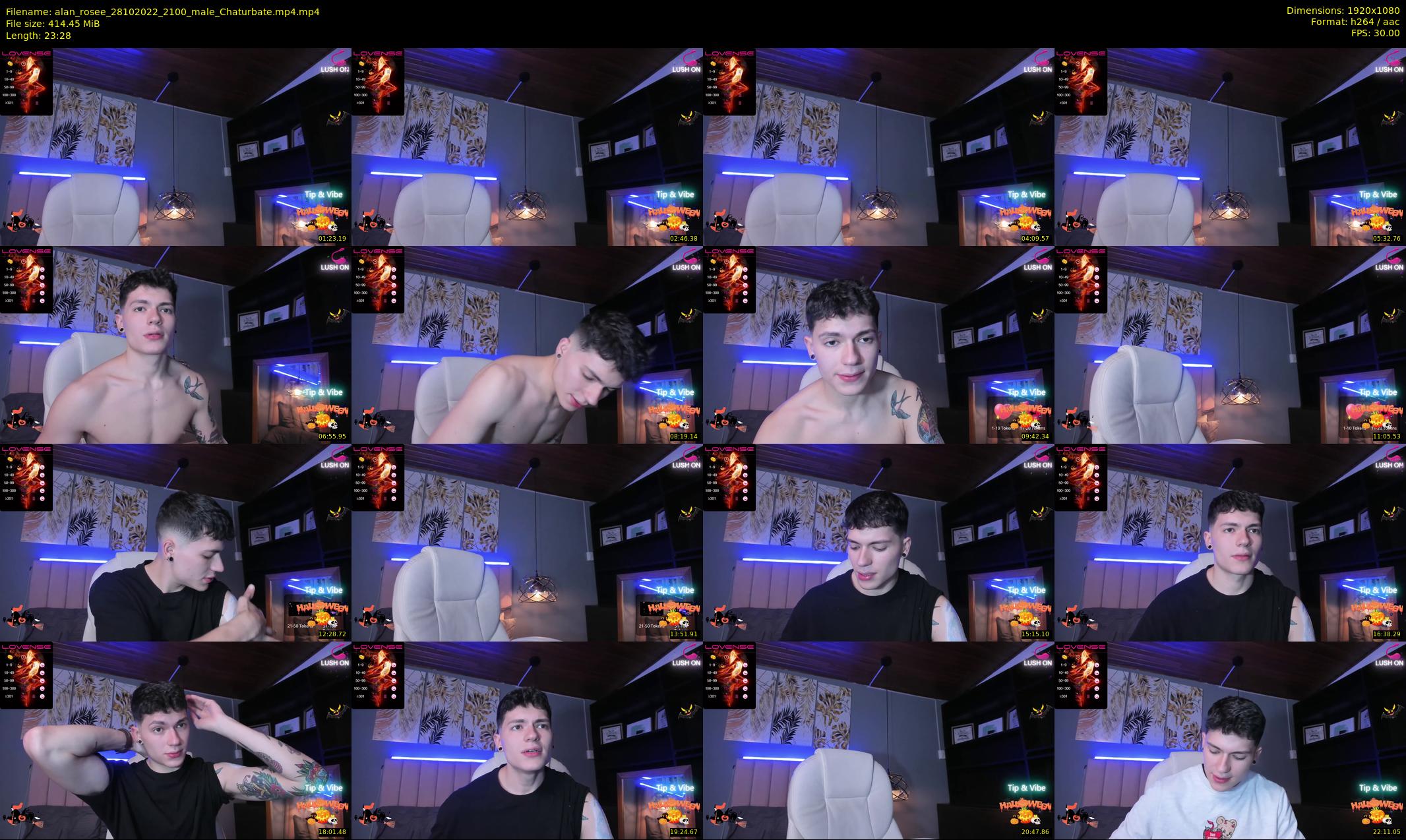 alan_rosee — 24 minute Chaturbate male cam show recording, 1080p, Oct 28, 2022