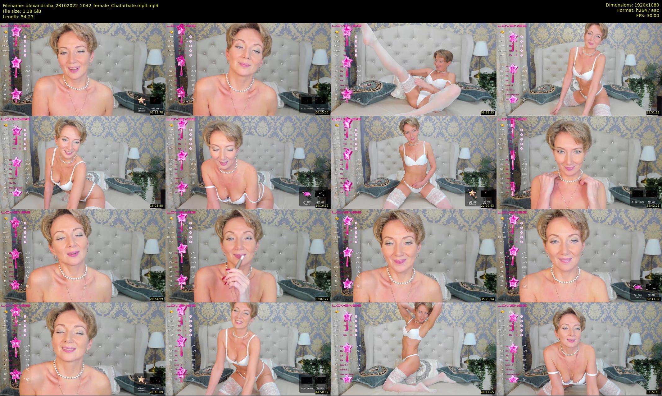 alexandrafix — 55 minute Chaturbate female cam show recording, 1080p, Oct 28, 2022