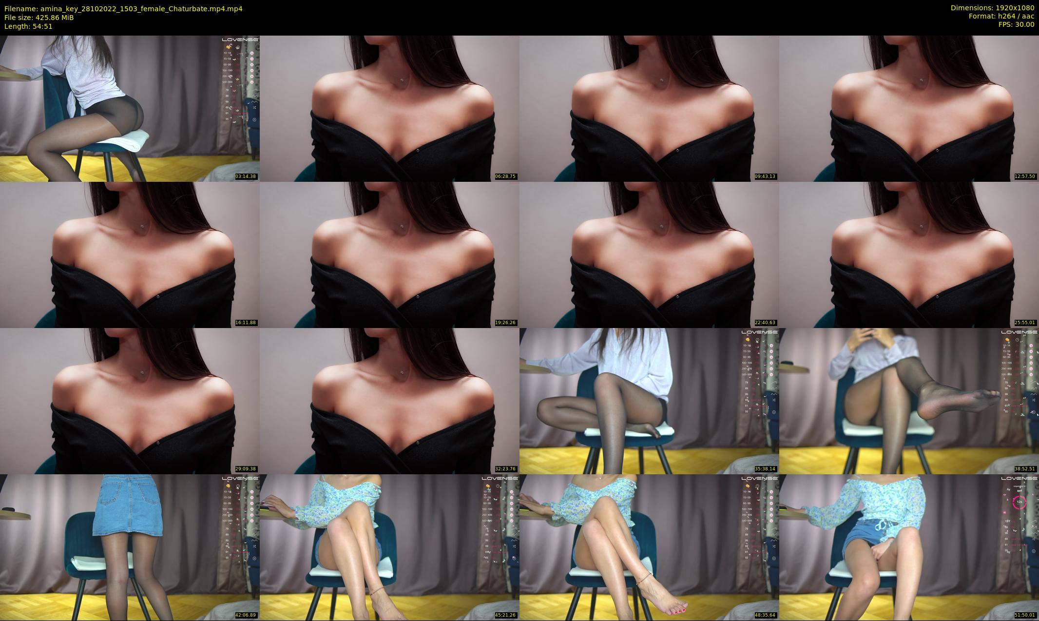 amina_key — 55 minute Chaturbate female cam show recording, 1080p, Oct 28, 2022