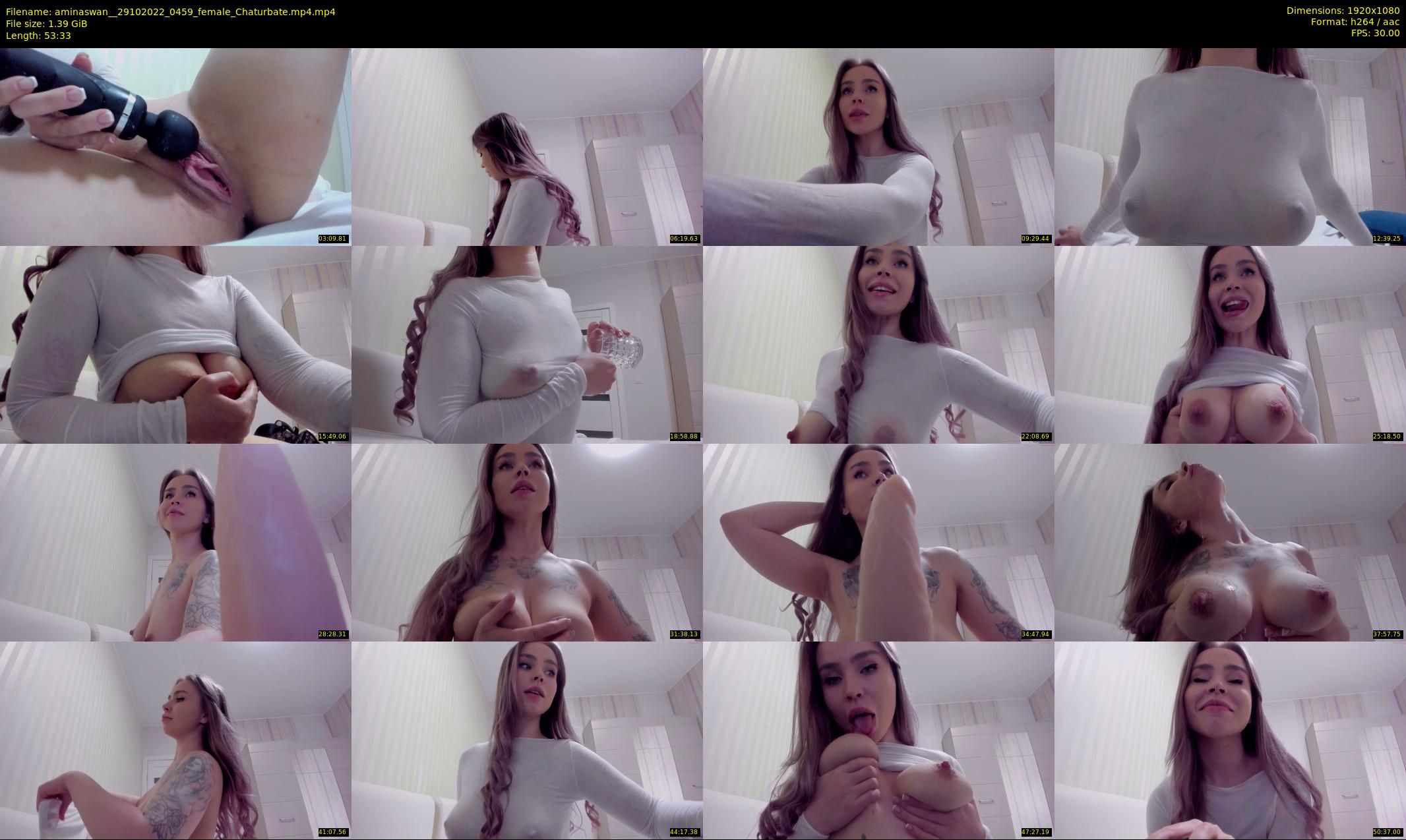 aminaswan_ — 54 minute Chaturbate female cam show recording, 1080p, Oct 29, 2022