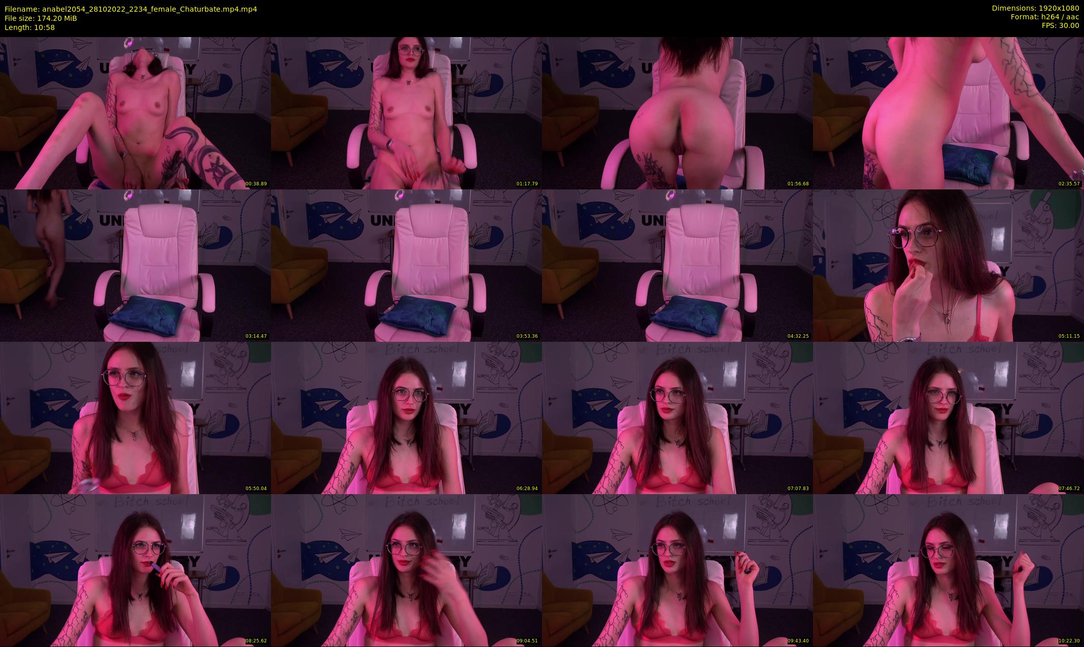 anabel2054 — 11 minute Chaturbate female cam show recording, 1080p, Oct 28, 2022
