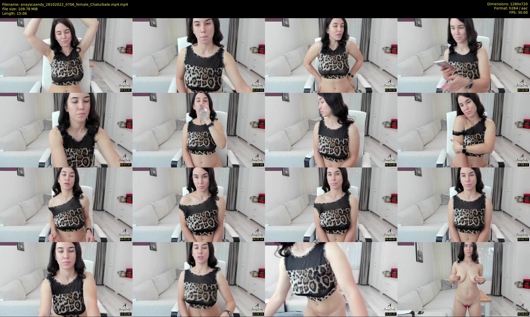 anayscaandy — 16 minute Chaturbate female cam show recording, 720p, Oct 28, 2022