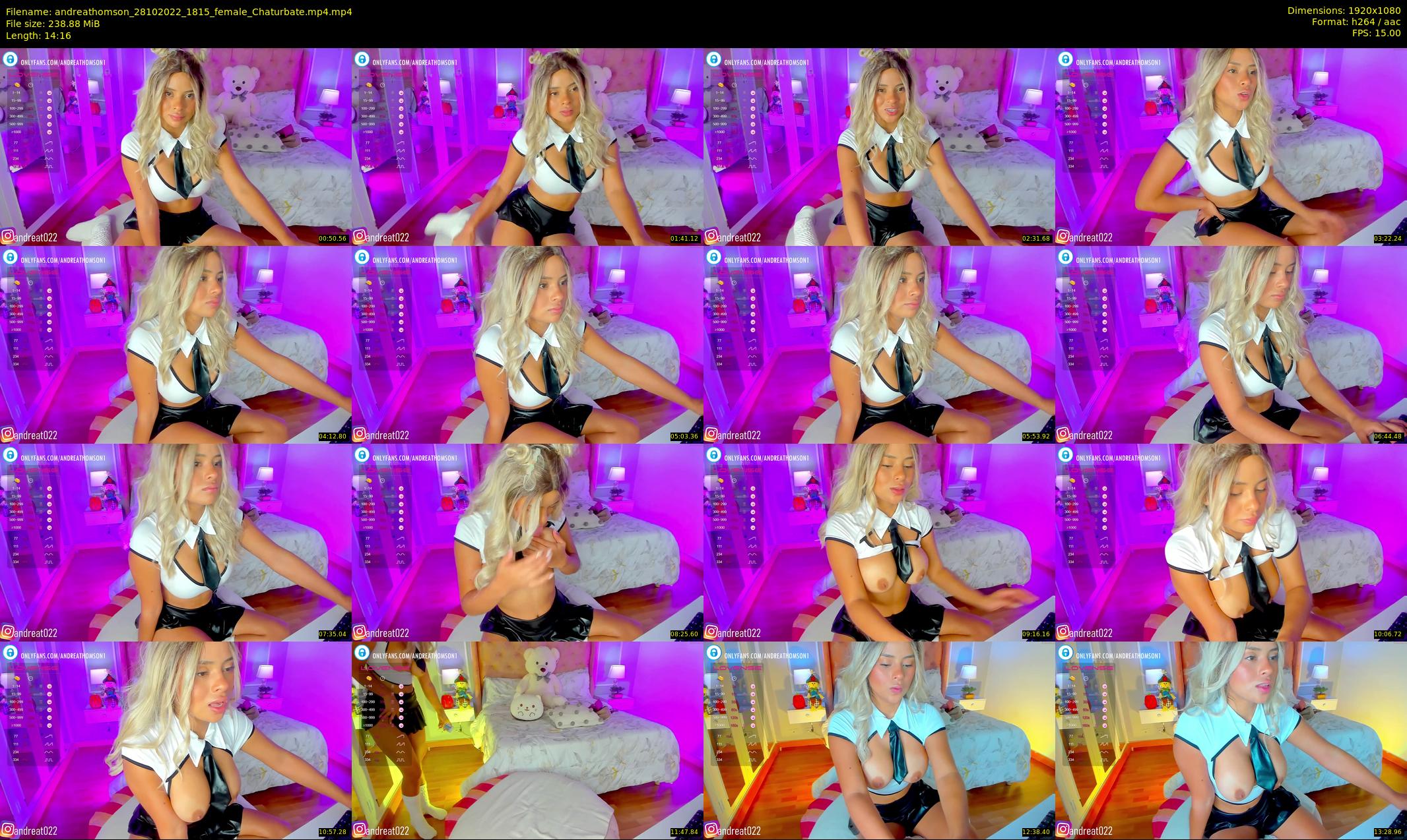 andreathomson — 15 minute Chaturbate female cam show recording, 1080p, Oct 28, 2022