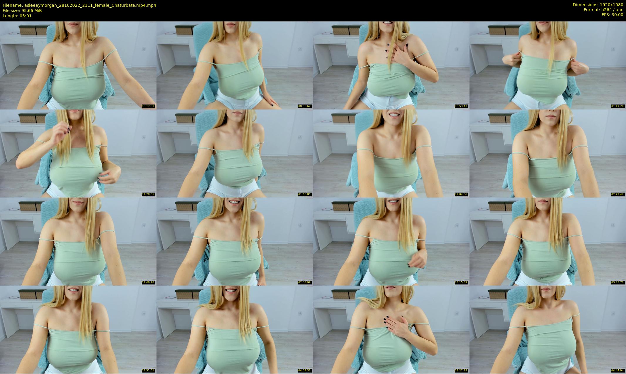 asleeeymorgan — 6 minute Chaturbate female cam show recording, 1080p, Oct 28, 2022