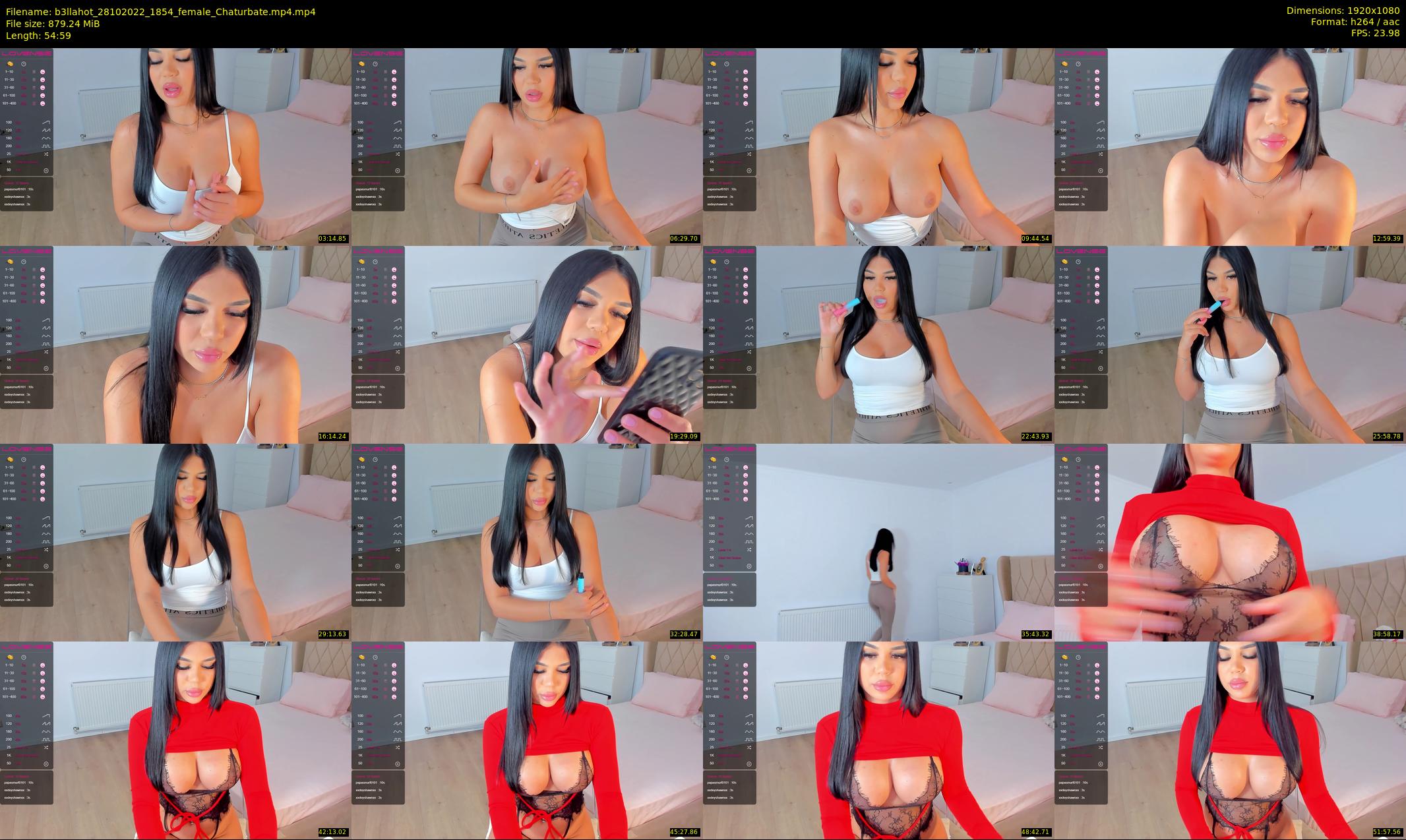 b3llahot — 55 minute Chaturbate female cam show recording, 1080p, Oct 28, 2022