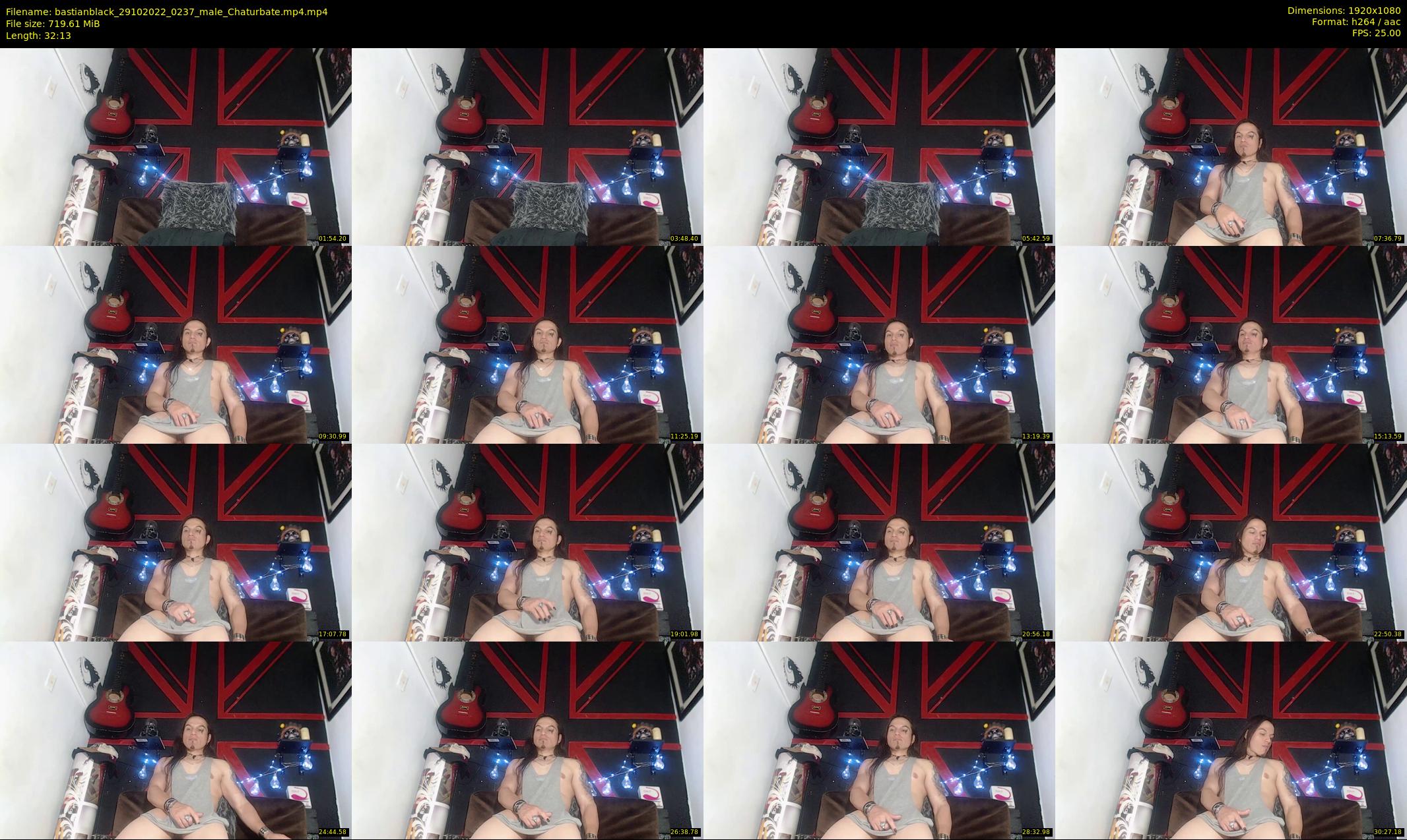 bastianblack — 33 minute Chaturbate male cam show recording, 1080p, Oct 29, 2022