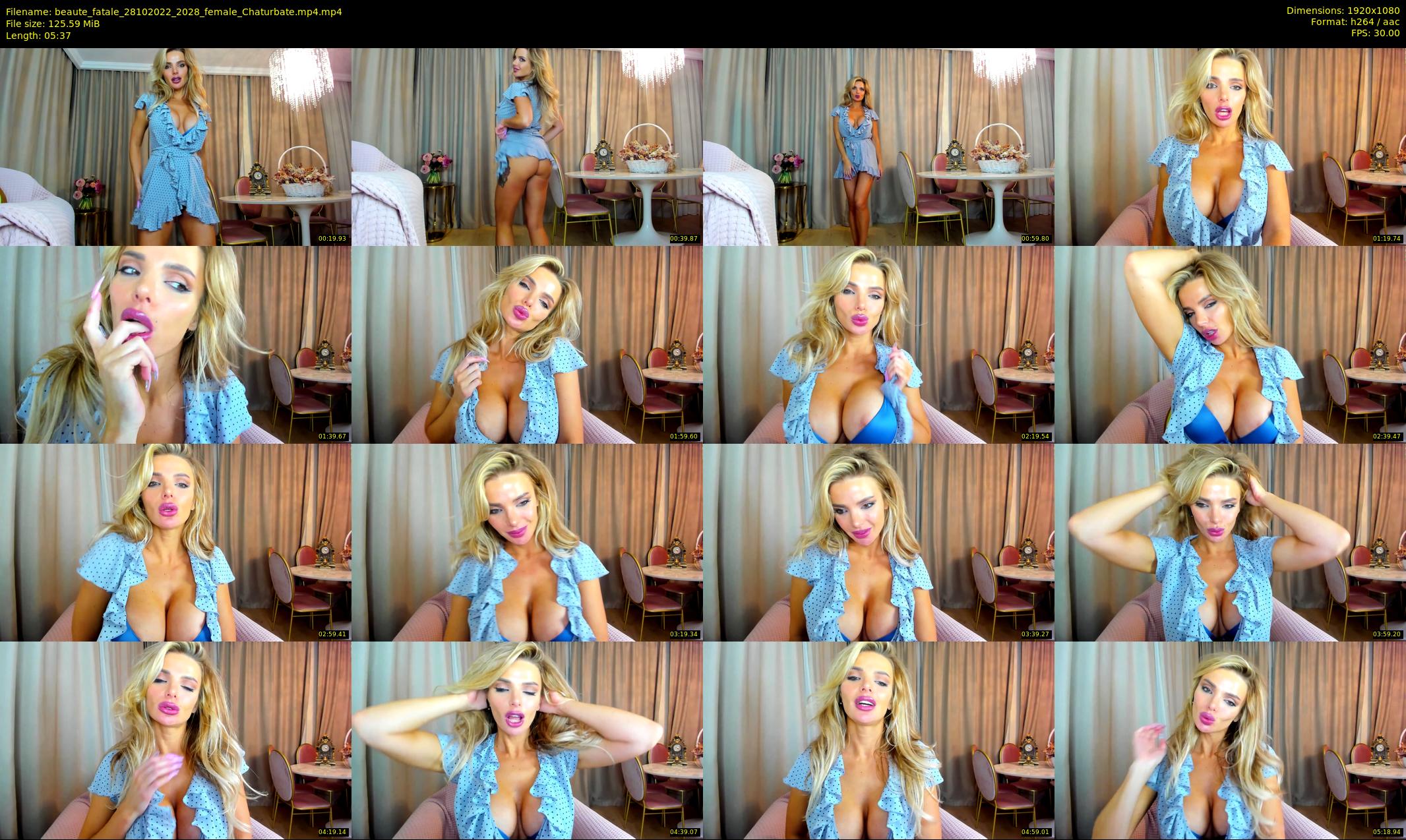 beaute_fatale — 6 minute Chaturbate female cam show recording, 1080p, Oct 28, 2022