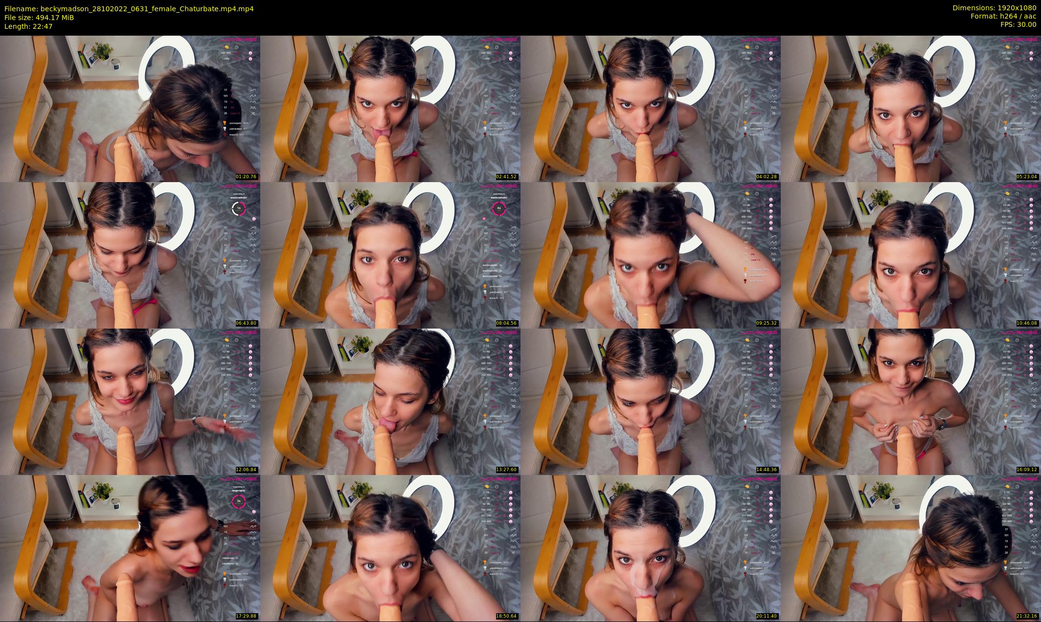 beckymadson — 23 minute Chaturbate female cam show recording, 1080p, Oct 28, 2022