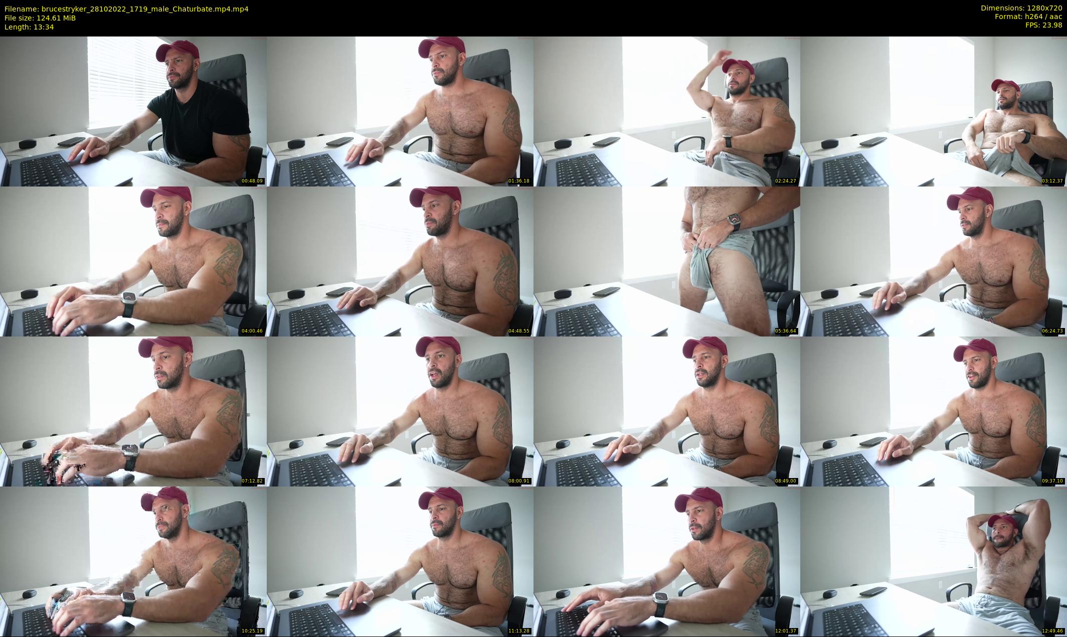 brucestryker — 14 minute Chaturbate male cam show recording, 720p, Oct 28, 2022