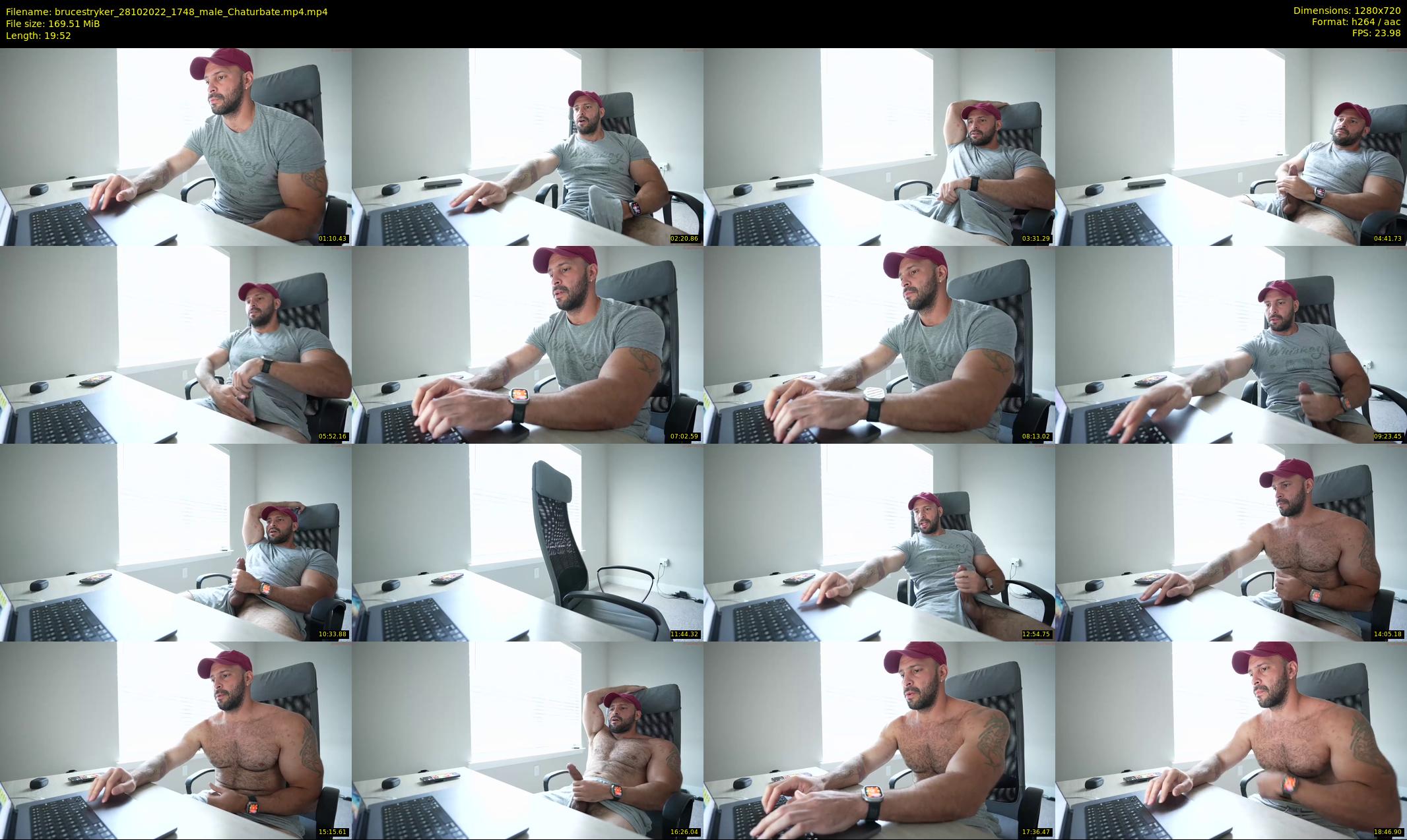 brucestryker — 20 minute Chaturbate male cam show recording, 720p, Oct 28, 2022