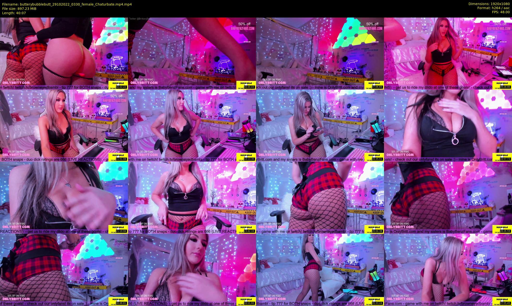 butterybubblebutt — 41 minute Chaturbate couple cam show recording, 1080p, Oct 29, 2022