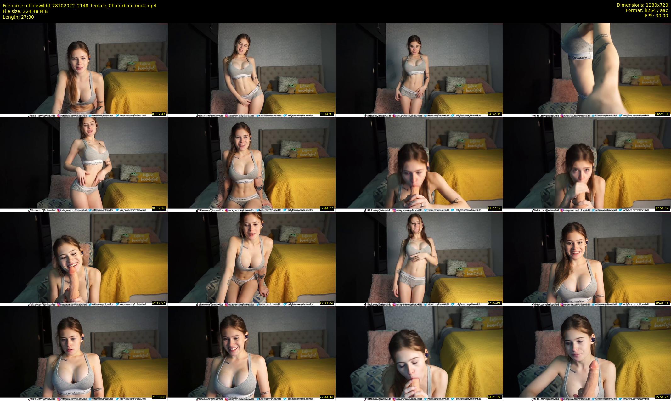 chloewildd — 28 minute Chaturbate female cam show recording, 720p, Oct 28, 2022