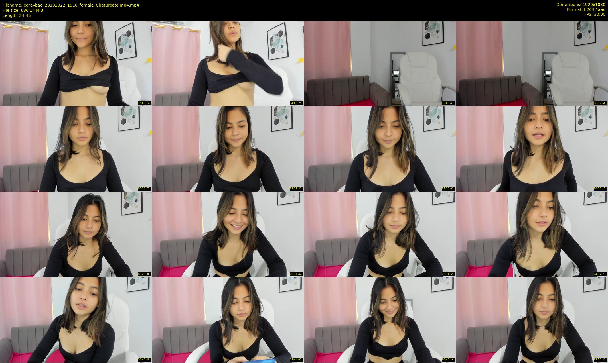 coreybae — 35 minute Chaturbate female cam show recording, 1080p, Oct 28, 2022