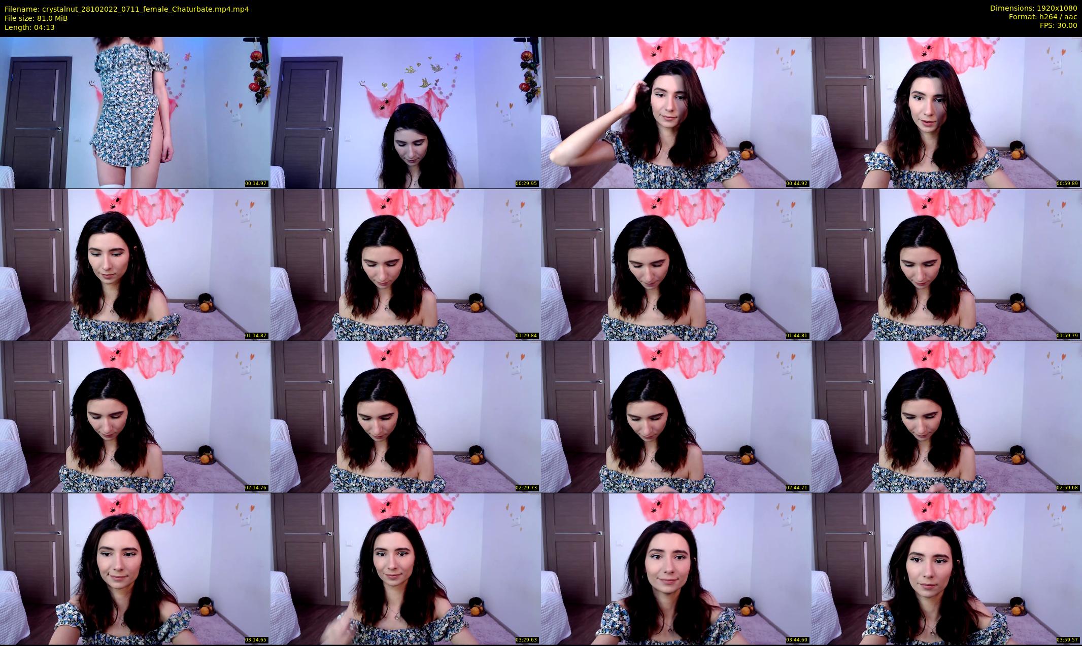 crystalnut — 5 minute Chaturbate female cam show recording, 1080p, Oct 28, 2022