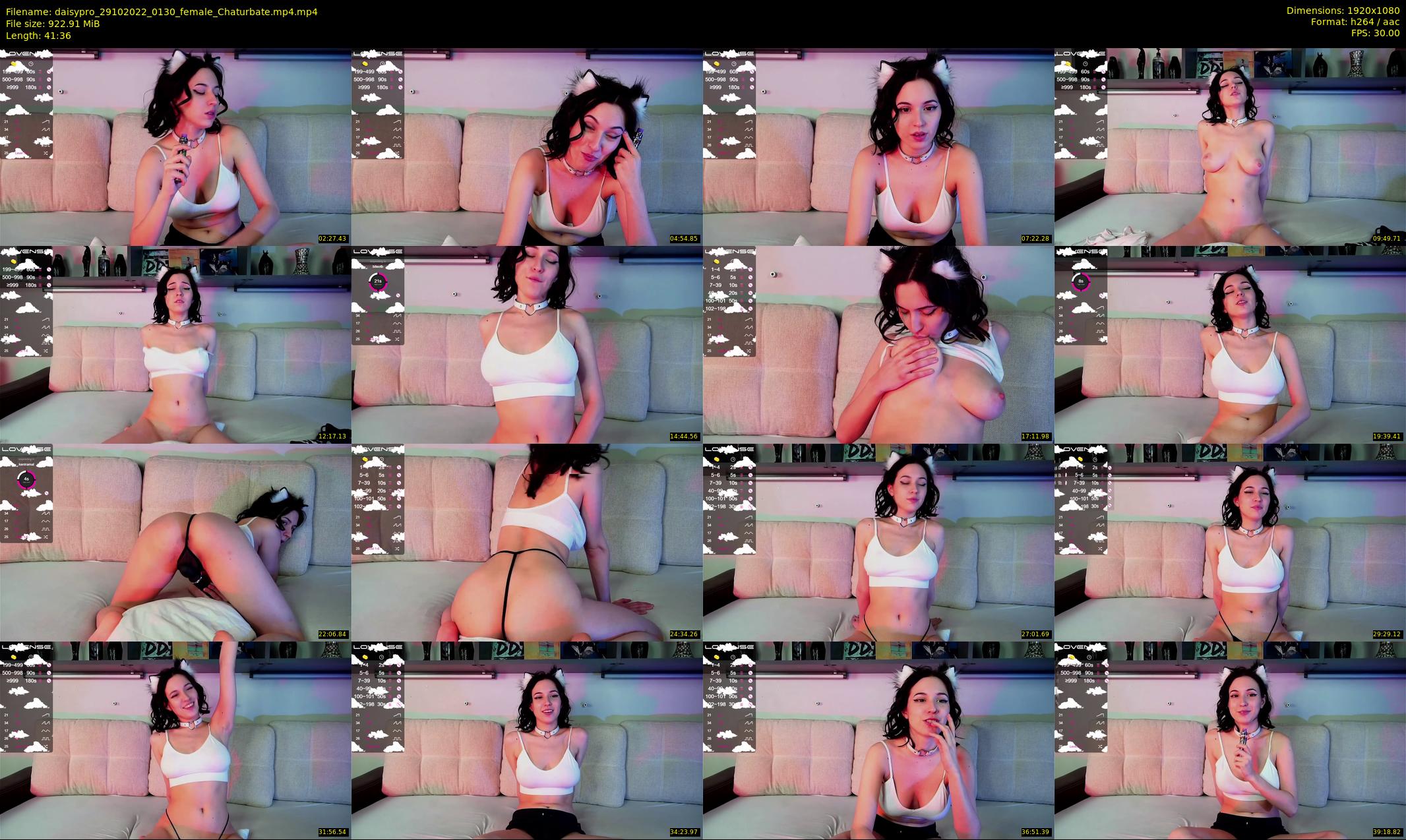 daisypro — 42 minute Chaturbate couple cam show recording, 1080p, Oct 29, 2022
