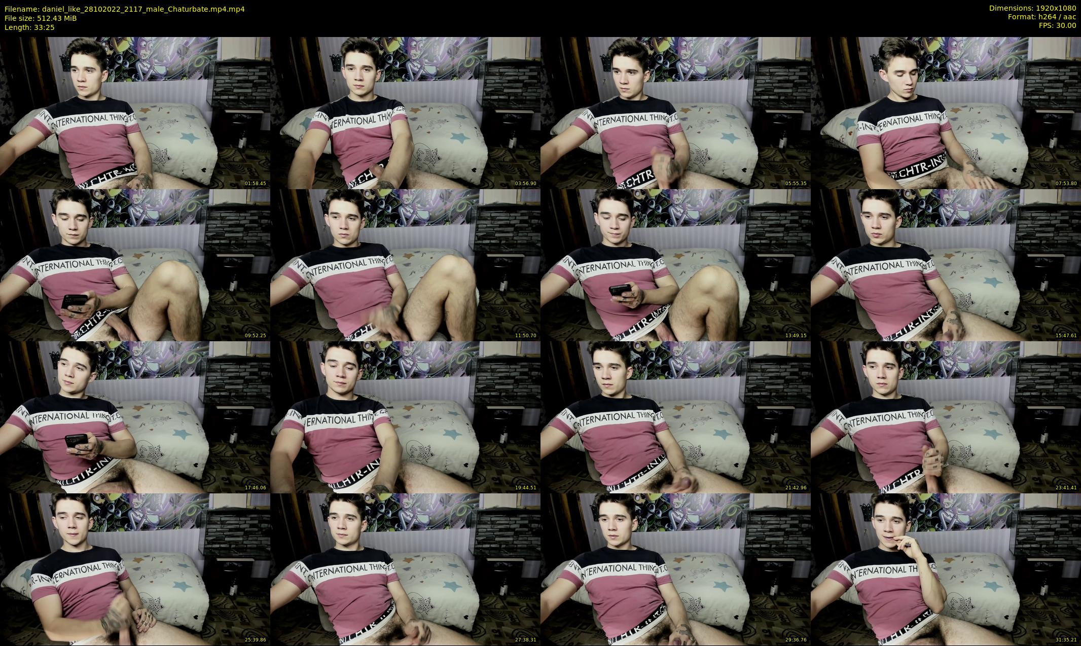 daniel_like — 34 minute Chaturbate male cam show recording, 1080p, Oct 28, 2022