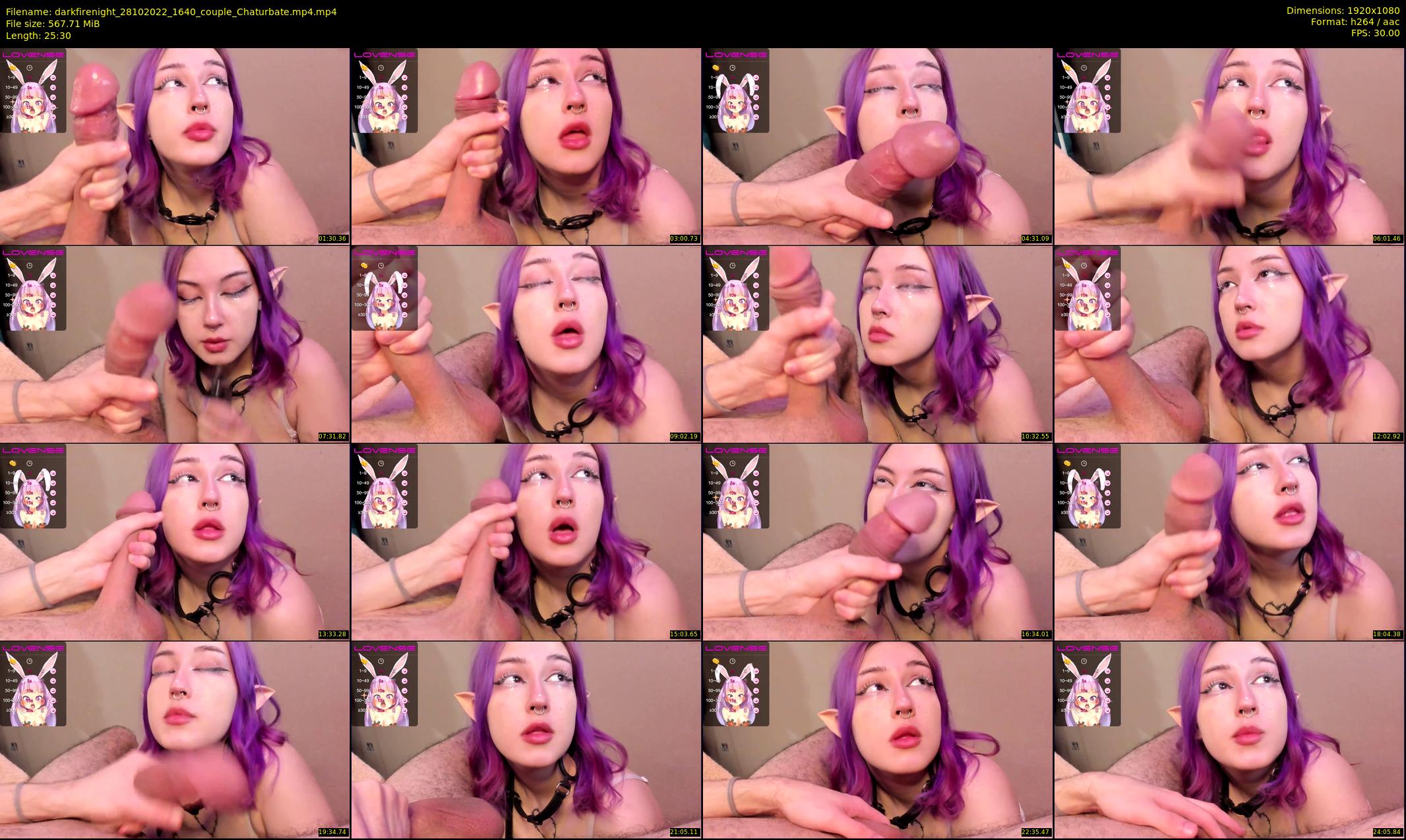 darkfirenight — 26 minute Chaturbate couple cam show recording, 1080p, Oct 28, 2022