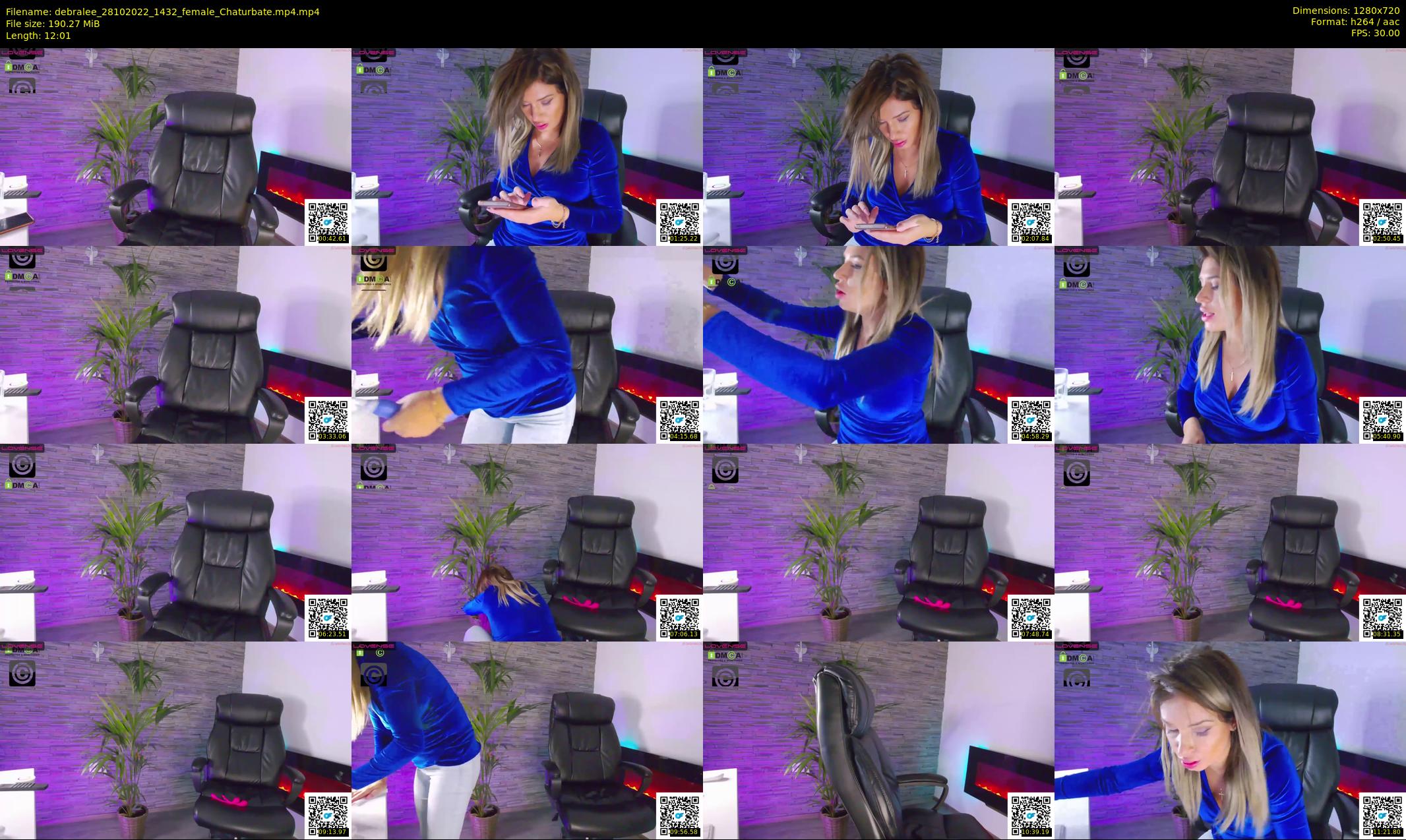 debralee — 13 minute Chaturbate female cam show recording, 720p, Oct 28, 2022