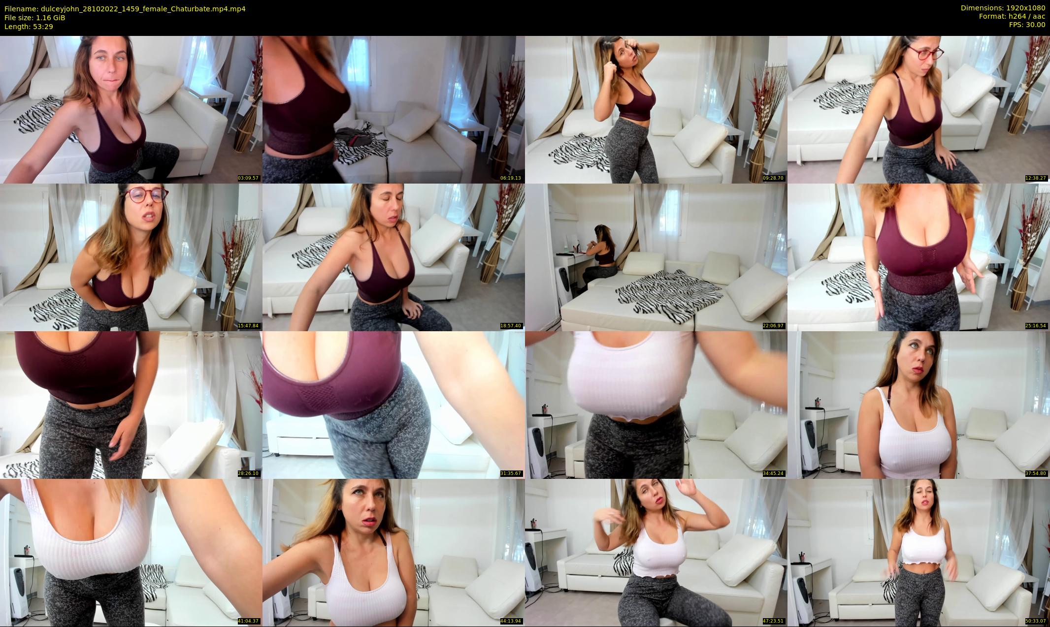 dulceyjohn — 54 minute Chaturbate female cam show recording, 1080p, Oct 28, 2022