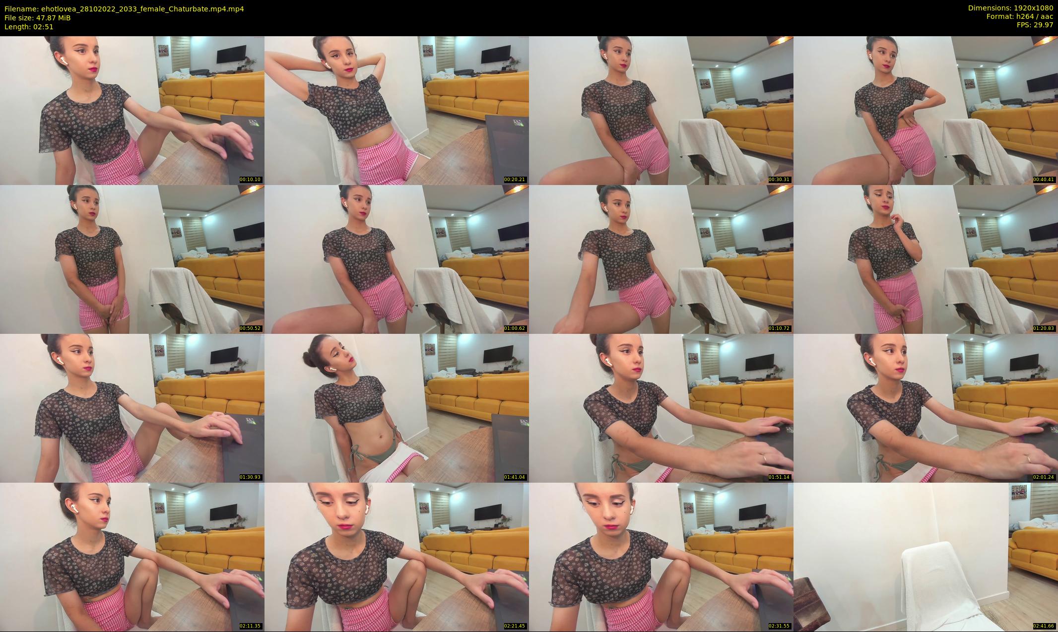 ehotlovea — 3 minute Chaturbate female cam show recording, 1080p, Oct 28, 2022