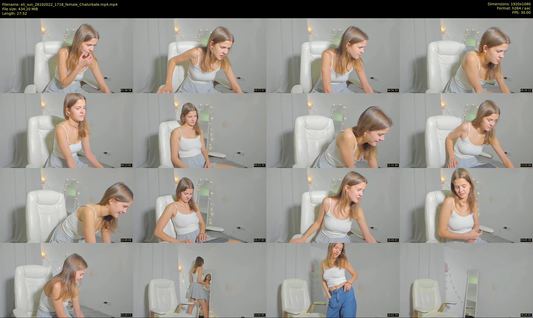 eli_sun — 28 minute Chaturbate female cam show recording, 1080p, Oct 28, 2022