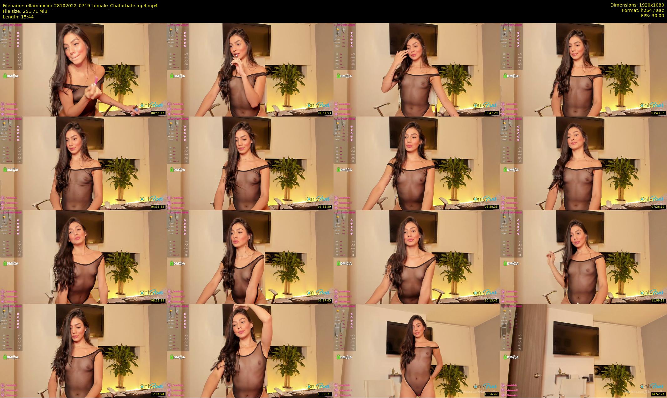 ellamancini — 16 minute Chaturbate female cam show recording, 1080p, Oct 28, 2022