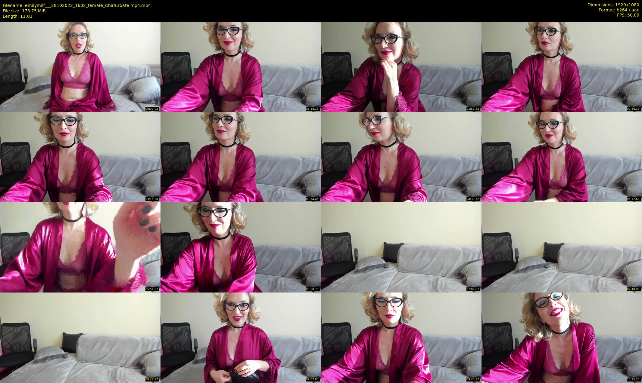 emilymilf__ — 12 minute Chaturbate female cam show recording, 1080p, Oct 28, 2022