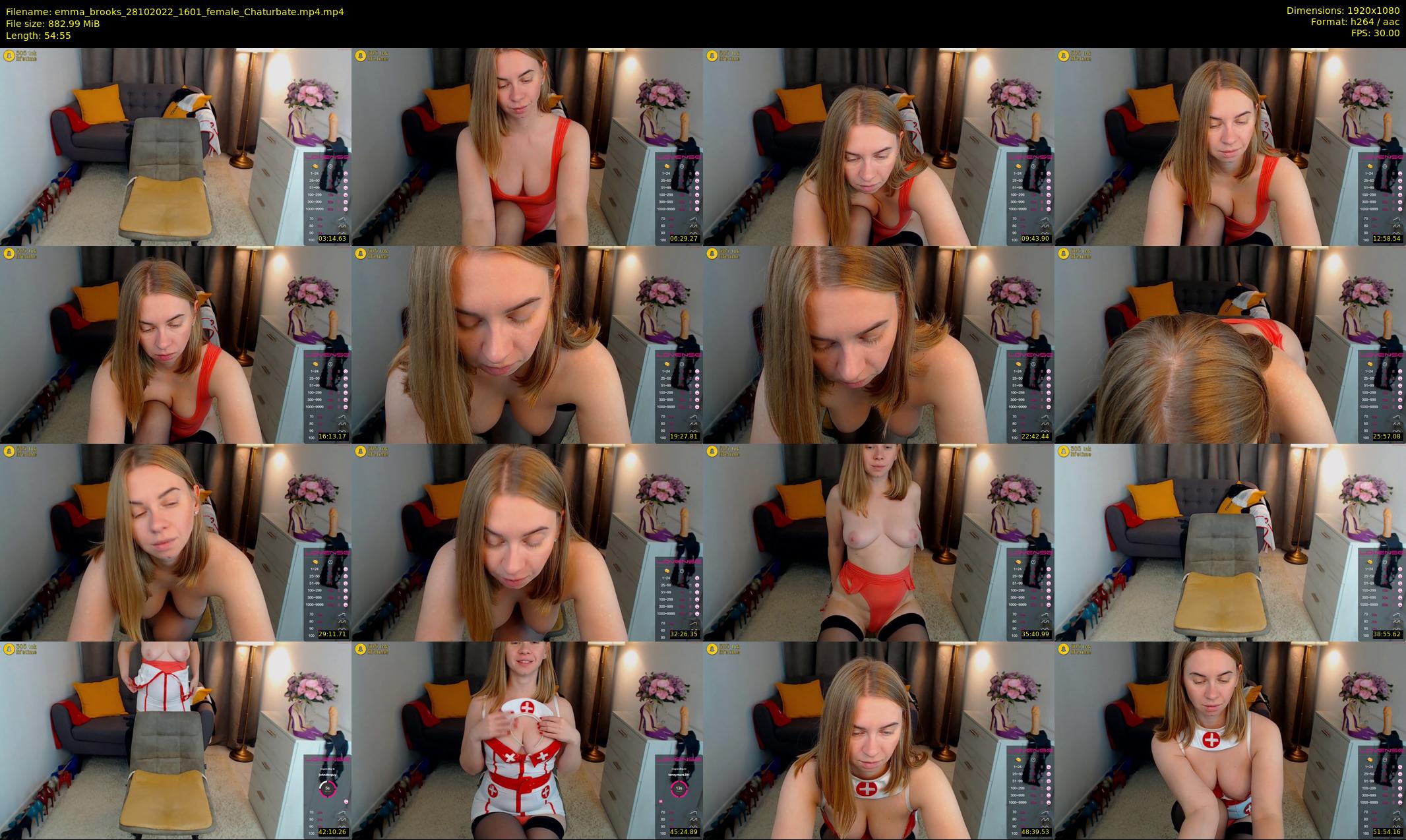 emma_brooks — 55 minute Chaturbate female cam show recording, 1080p, Oct 28, 2022