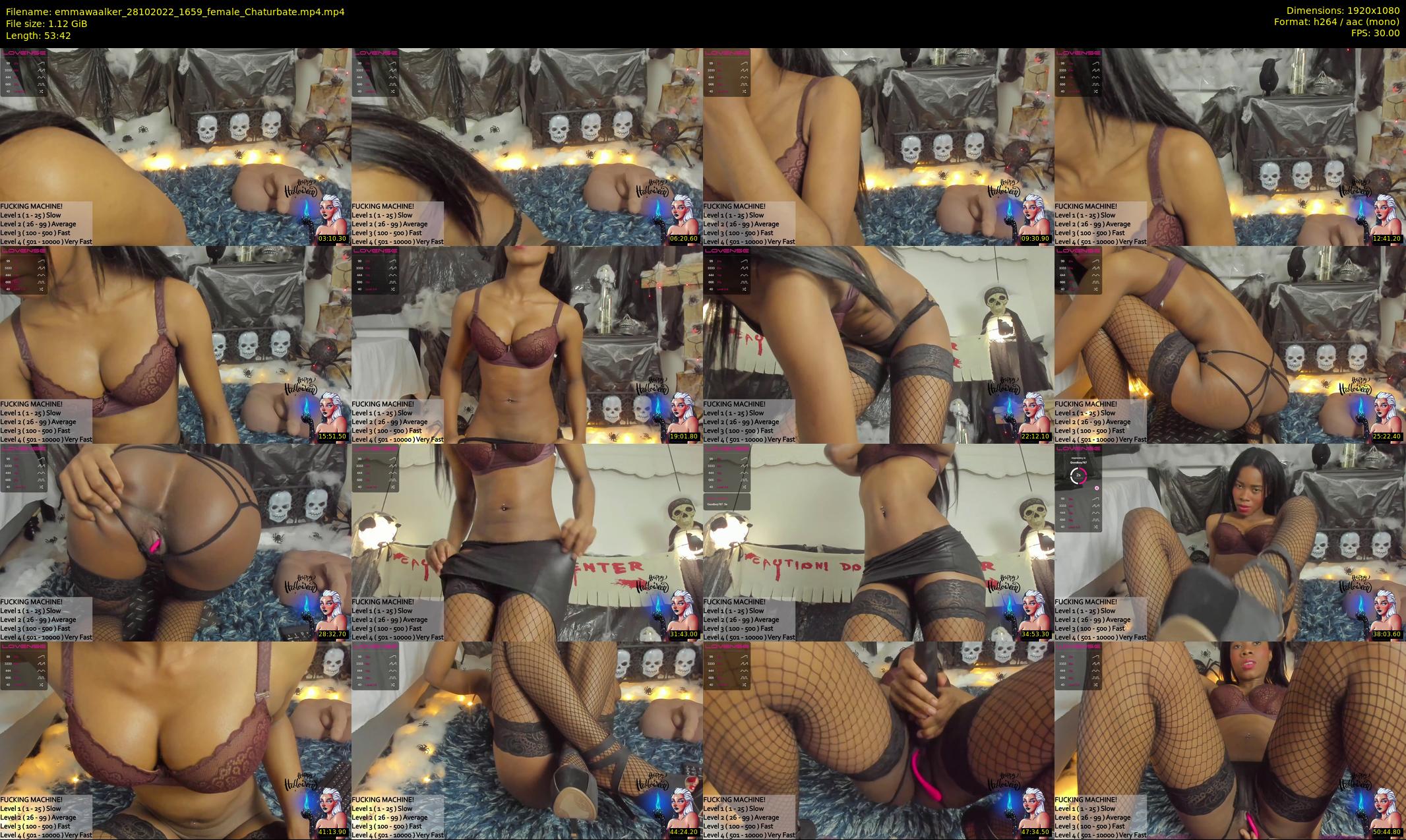 emmawaalker — 54 minute Chaturbate female cam show recording, 1080p, Oct 28, 2022