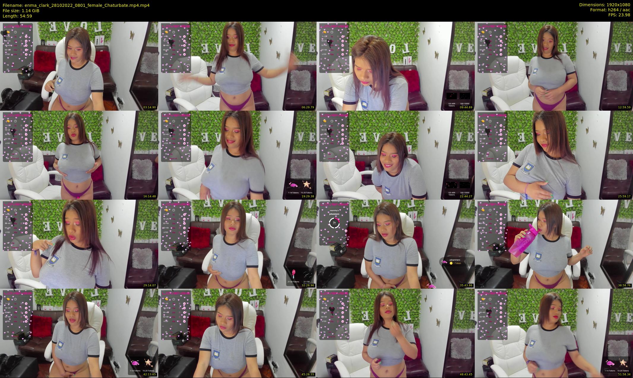 enma_clark — 55 minute Chaturbate female cam show recording, 1080p, Oct 28, 2022