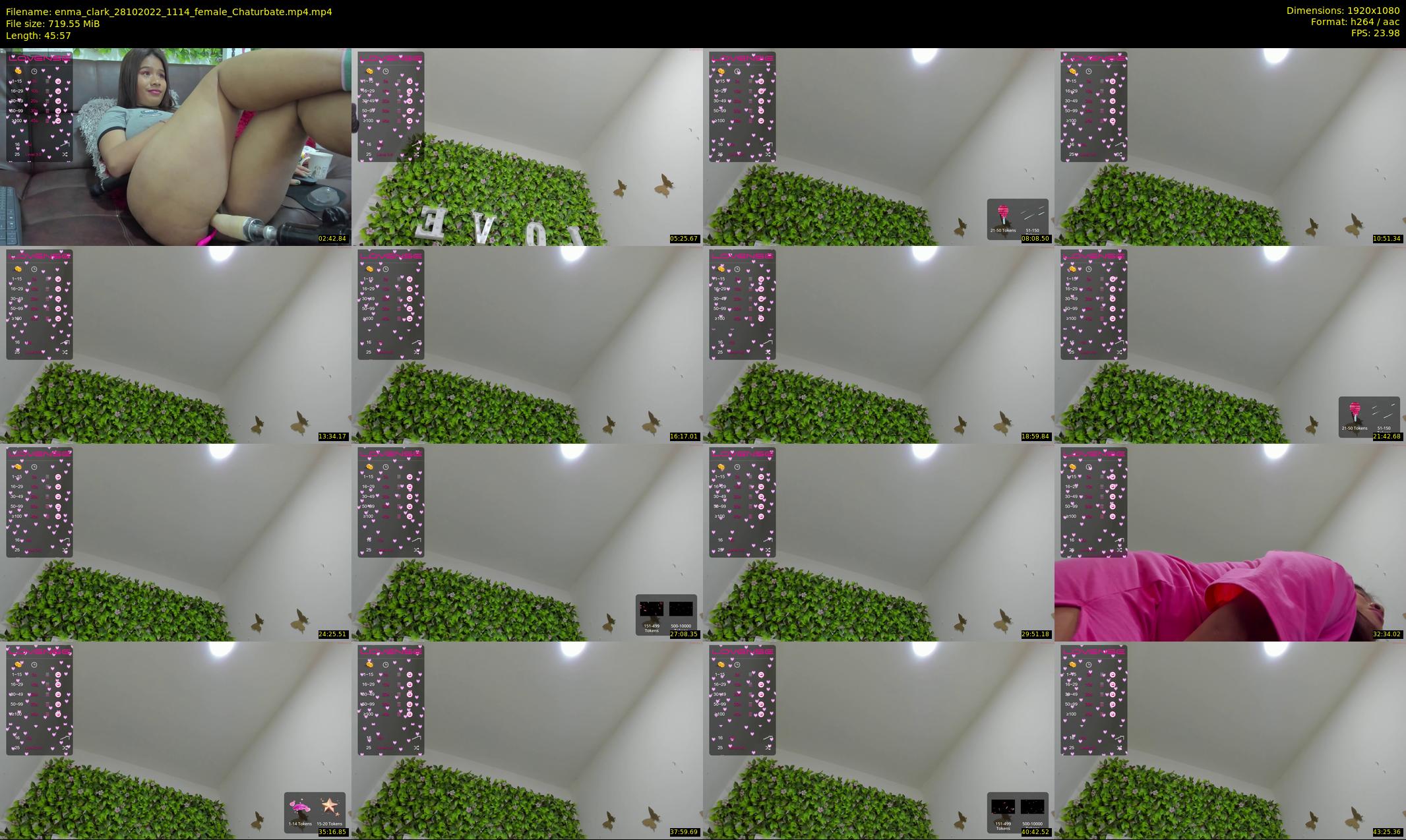enma_clark — 46 minute Chaturbate female cam show recording, 1080p, Oct 28, 2022