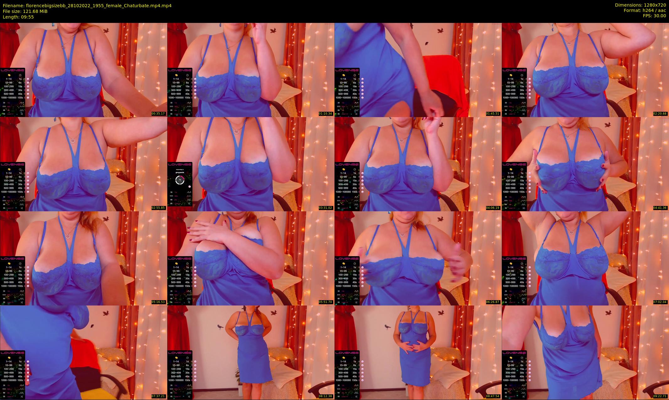 florencebigsizebb — 10 minute Chaturbate female cam show recording, 720p, Oct 28, 2022