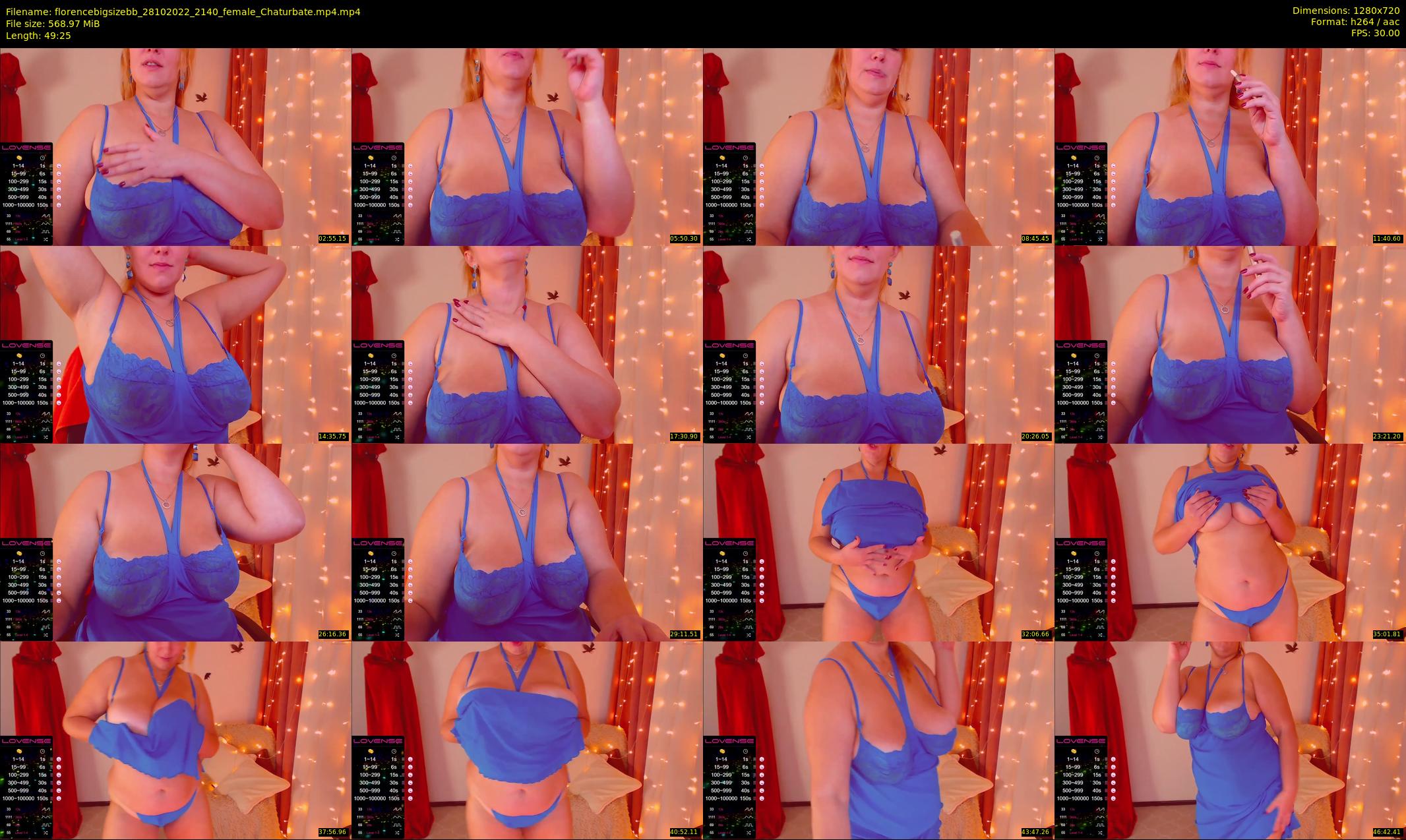 florencebigsizebb — 50 minute Chaturbate female cam show recording, 720p, Oct 28, 2022