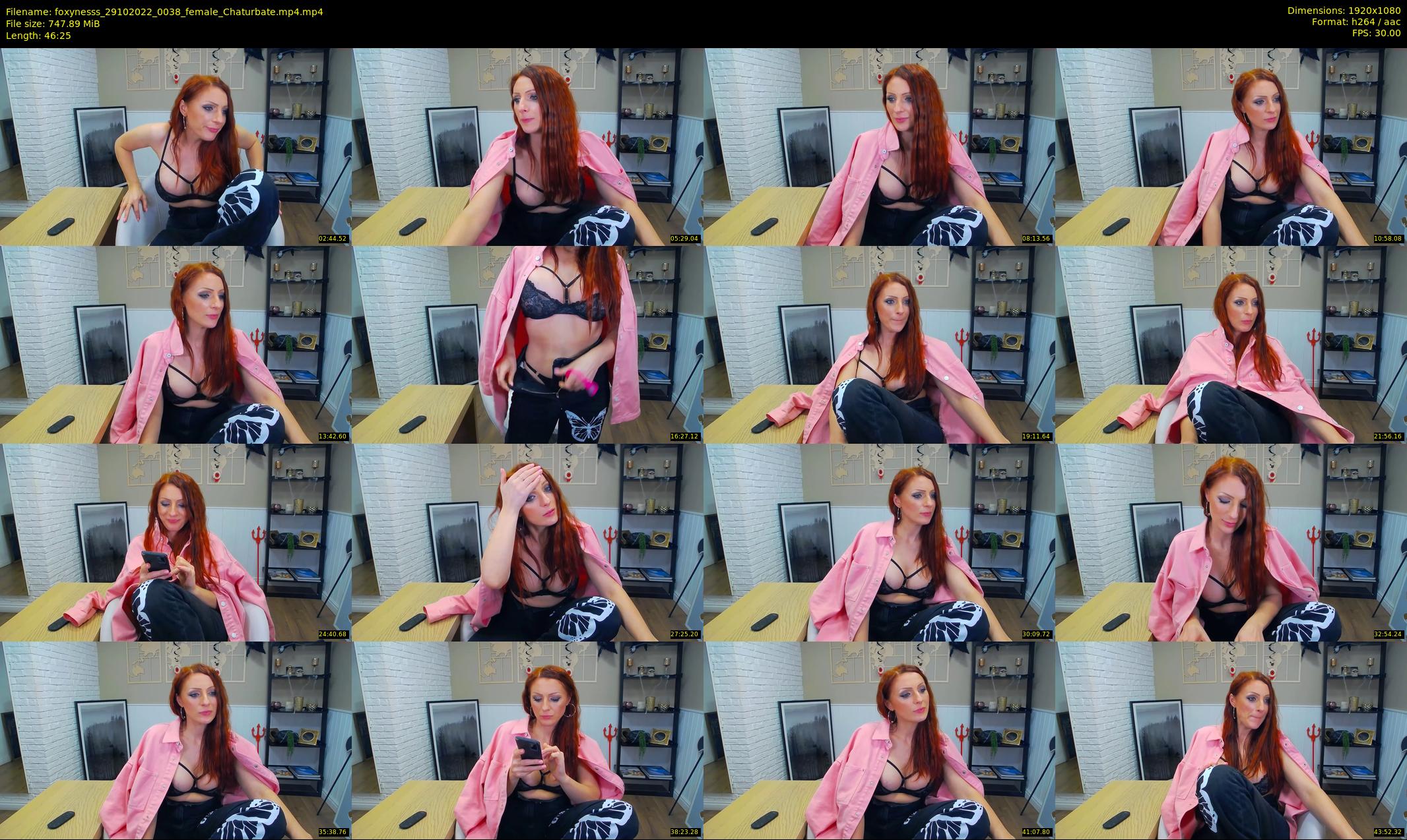 foxynesss — 47 minute Chaturbate female cam show recording, 1080p, Oct 29, 2022