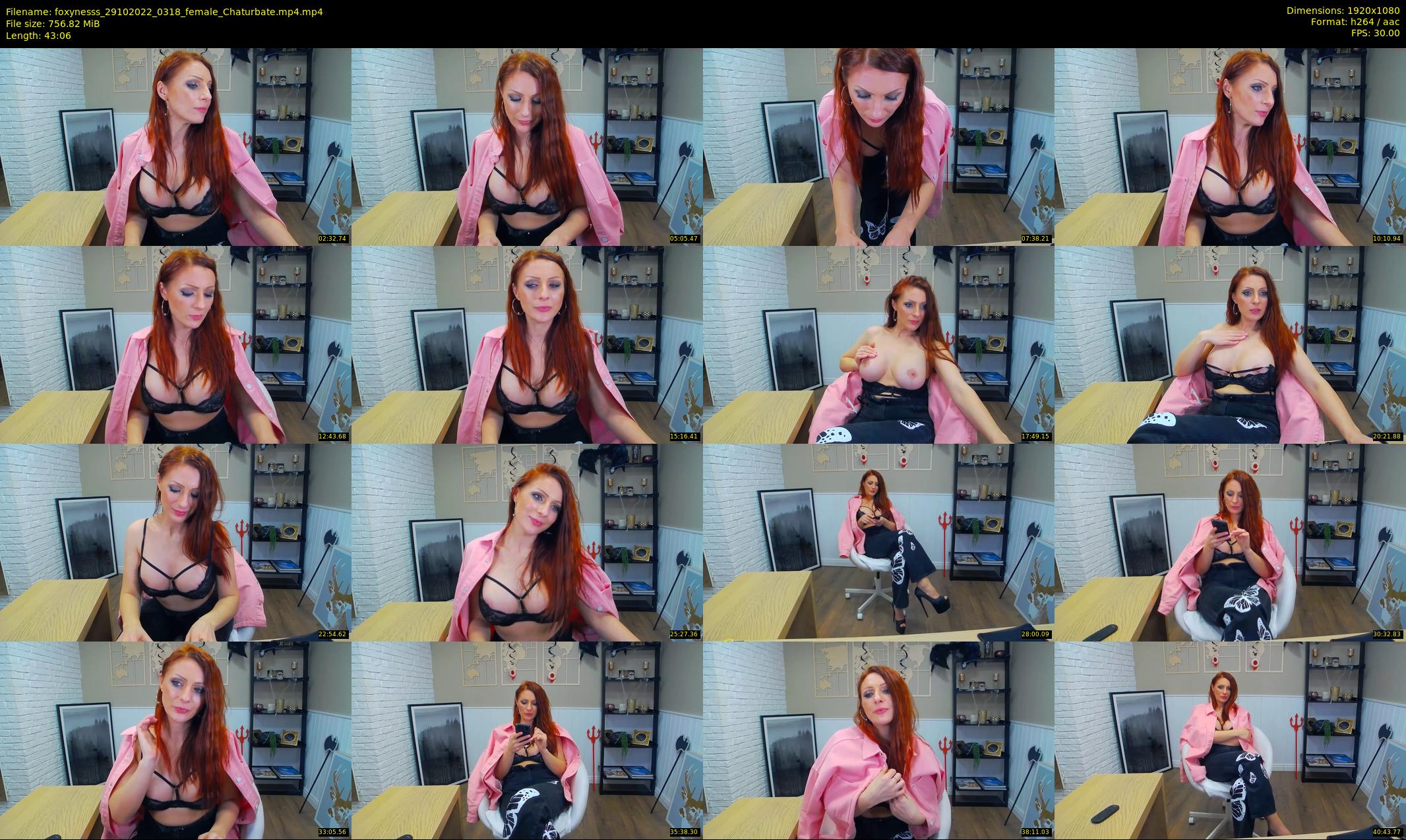 foxynesss — 44 minute Chaturbate female cam show recording, 1080p, Oct 29, 2022