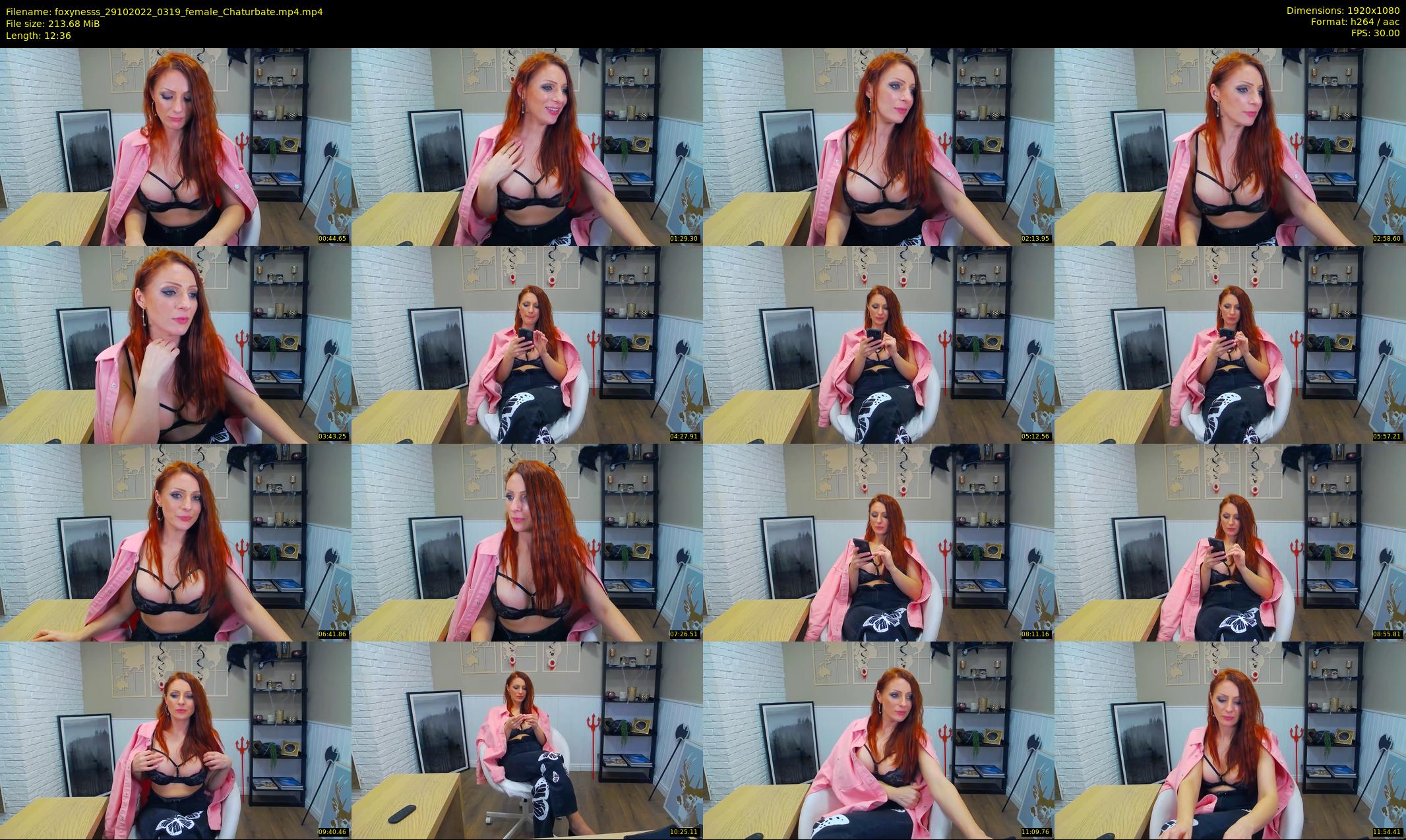 foxynesss — 13 minute Chaturbate female cam show recording, 1080p, Oct 29, 2022
