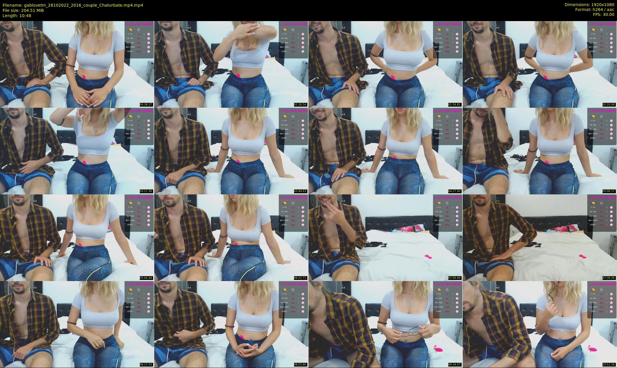 gablovetm — 11 minute Chaturbate couple cam show recording, 1080p, Oct 28, 2022