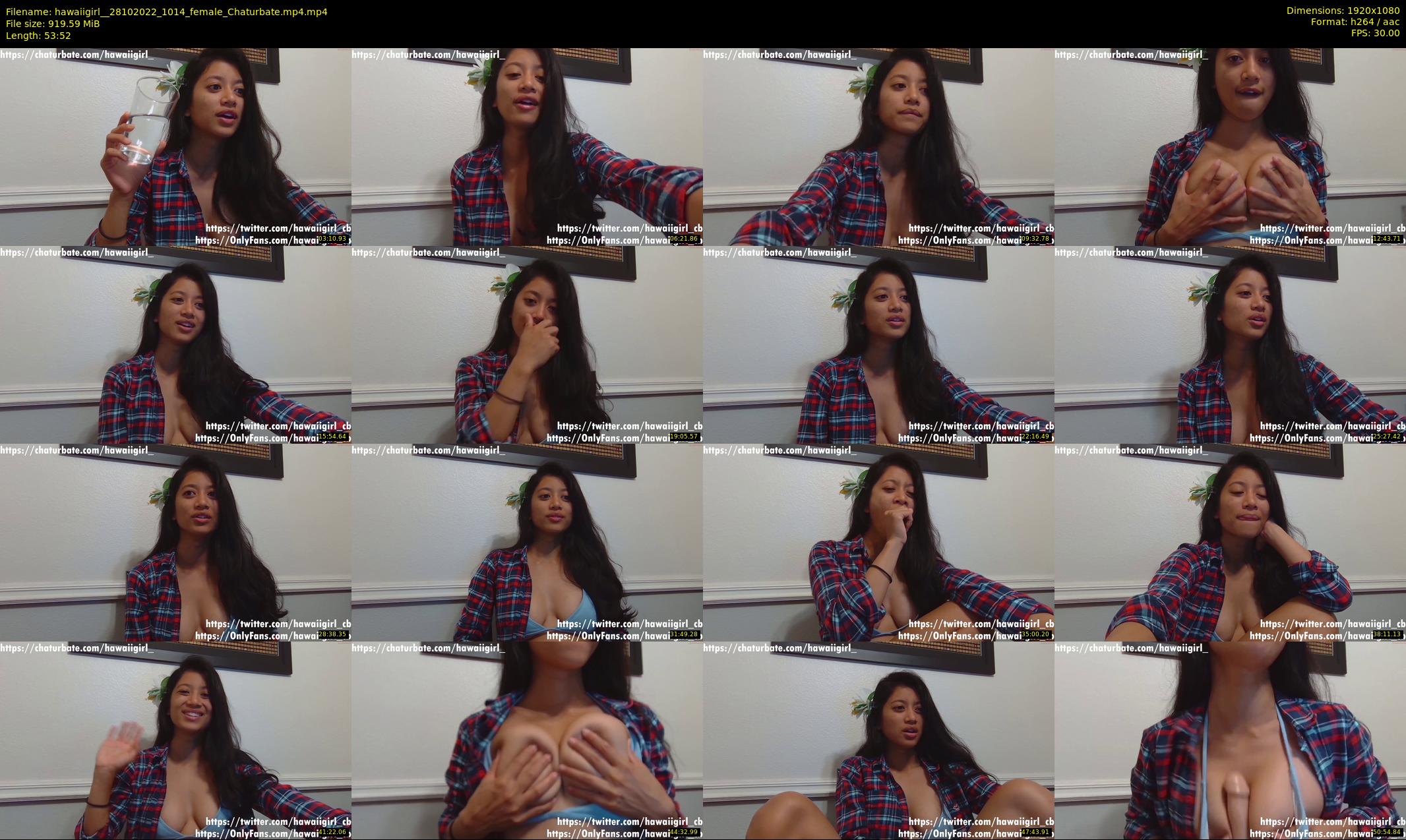 hawaiigirl_ — 54 minute Chaturbate female cam show recording, 1080p, Oct 28, 2022