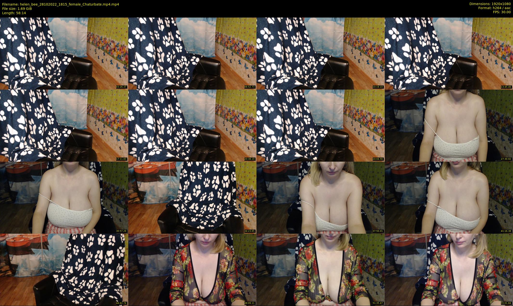helen_bee — 59 minute Chaturbate female cam show recording, 1080p, Oct 28, 2022