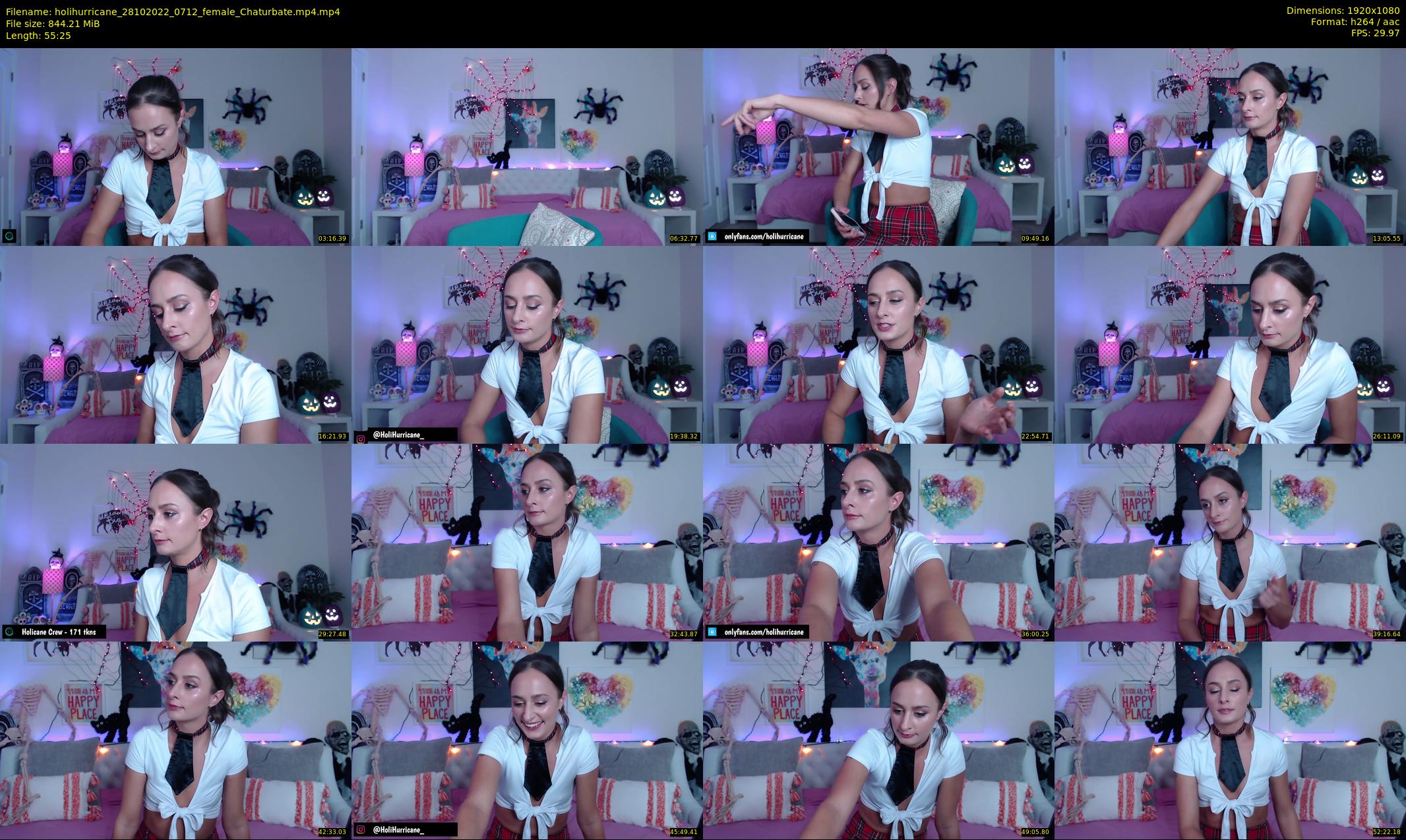 holihurricane — 56 minute Chaturbate female cam show recording, 1080p, Oct 28, 2022