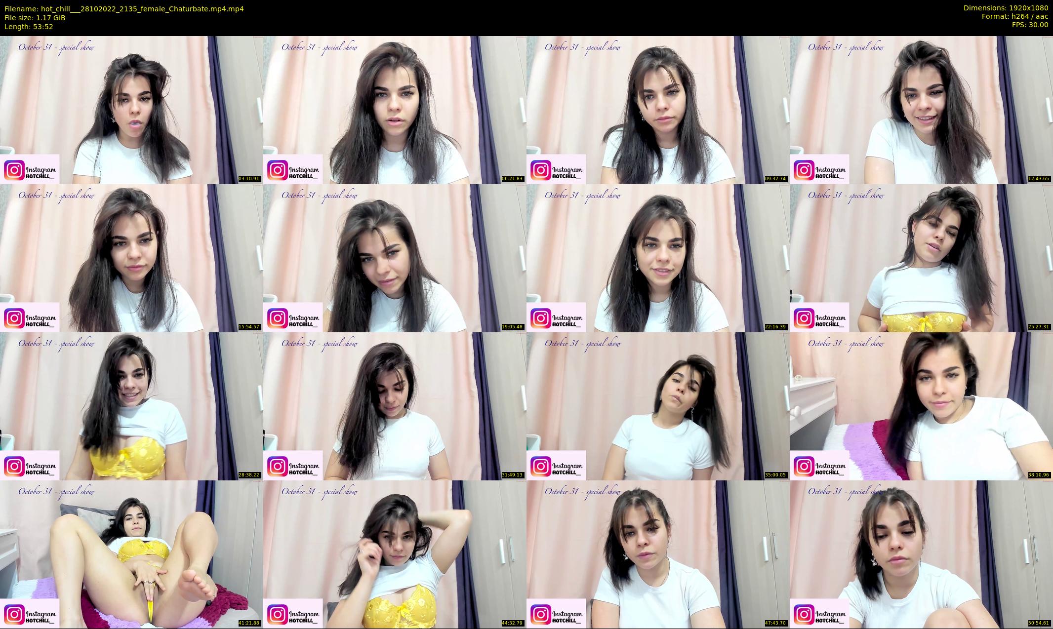 hot_chill__ — 54 minute Chaturbate female cam show recording, 1080p, Oct 28, 2022